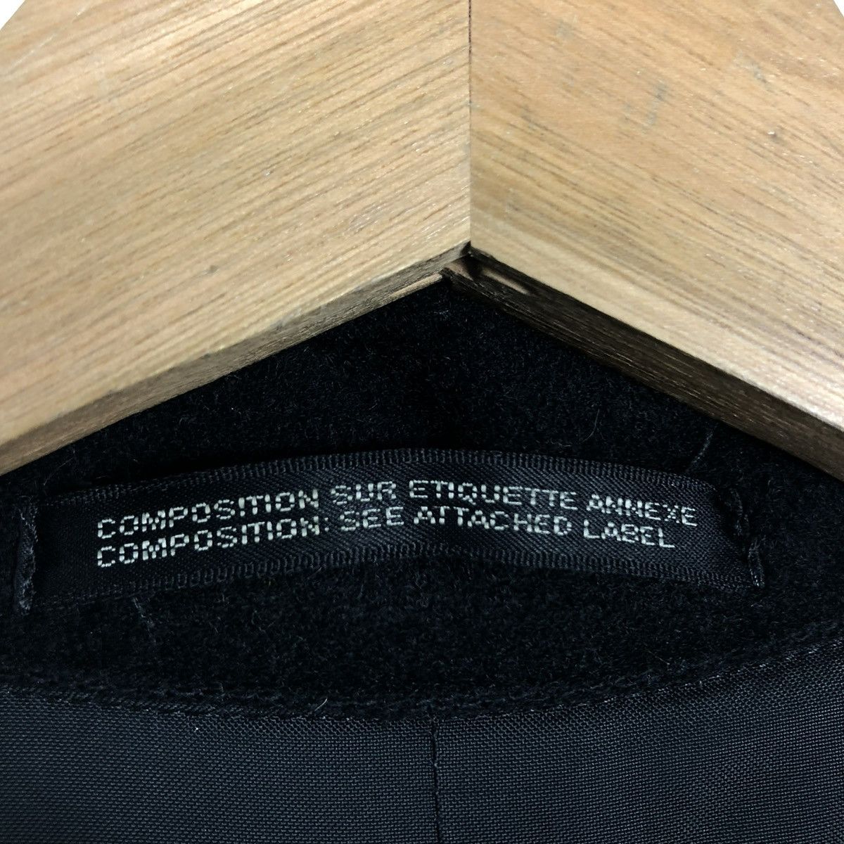 Yohji Yamamoto ☄️Rich Black - Fly Coats Wool Long Jacket Y’s Yohji Yamamoto Size US M / EU 48-50 / 2 - 14 Thumbnail