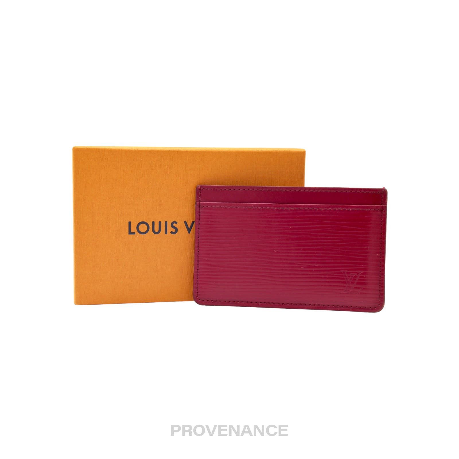 image of Louis Vuitton Card Holder Wallet - Fuchsia Epi Leather, Women's