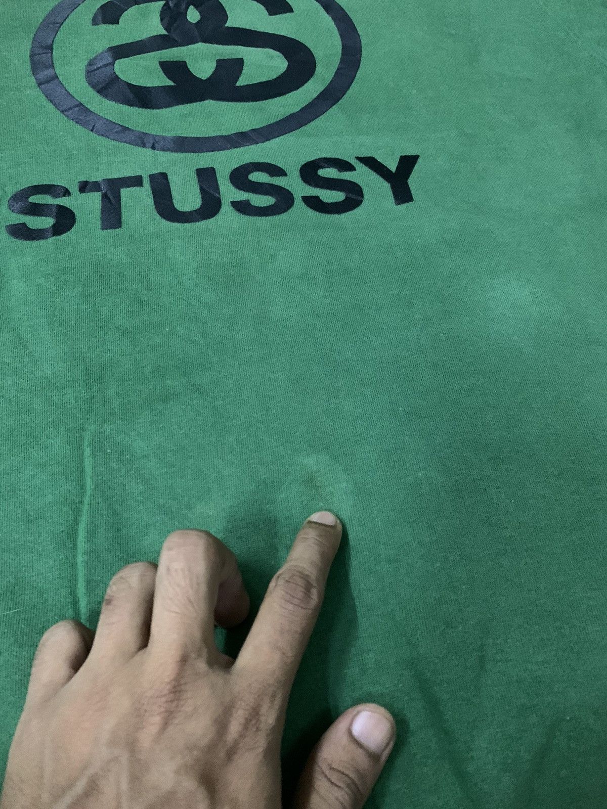 Stussy VINTAGE STUSSY BIG LOGO SWEATSHIRT RARE GREEN COLOUR Size US XL / EU 56 / 4 - 3 Thumbnail