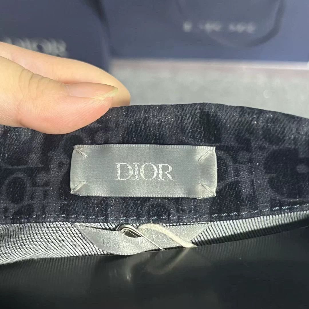 Dior dior blue logo printed long sleeve shirt Size US M / EU 48-50 / 2 - 6 Thumbnail