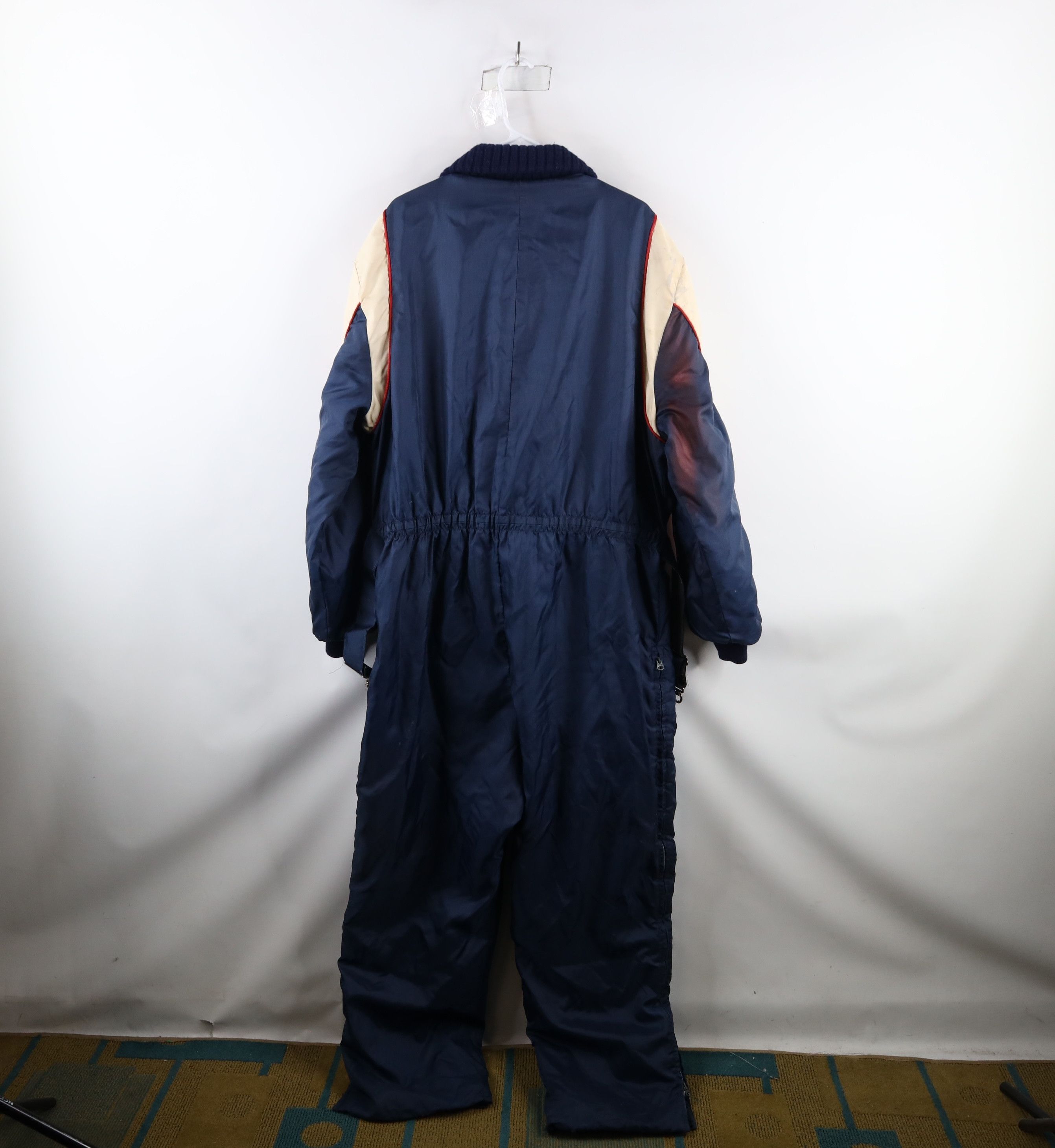Vintage Vintage 70s Distressed Down Insulated Snowmobile Snow Suit Size US 38 / EU 54 - 13 Thumbnail