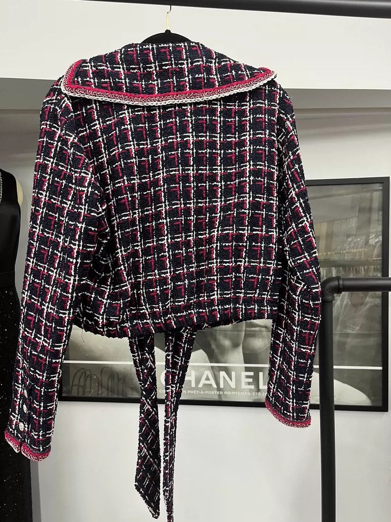 Chanel Chanel Roof series plaid lace-on jacket Size XS / US 0-2 / IT 36-38 - 2 Thumbnail