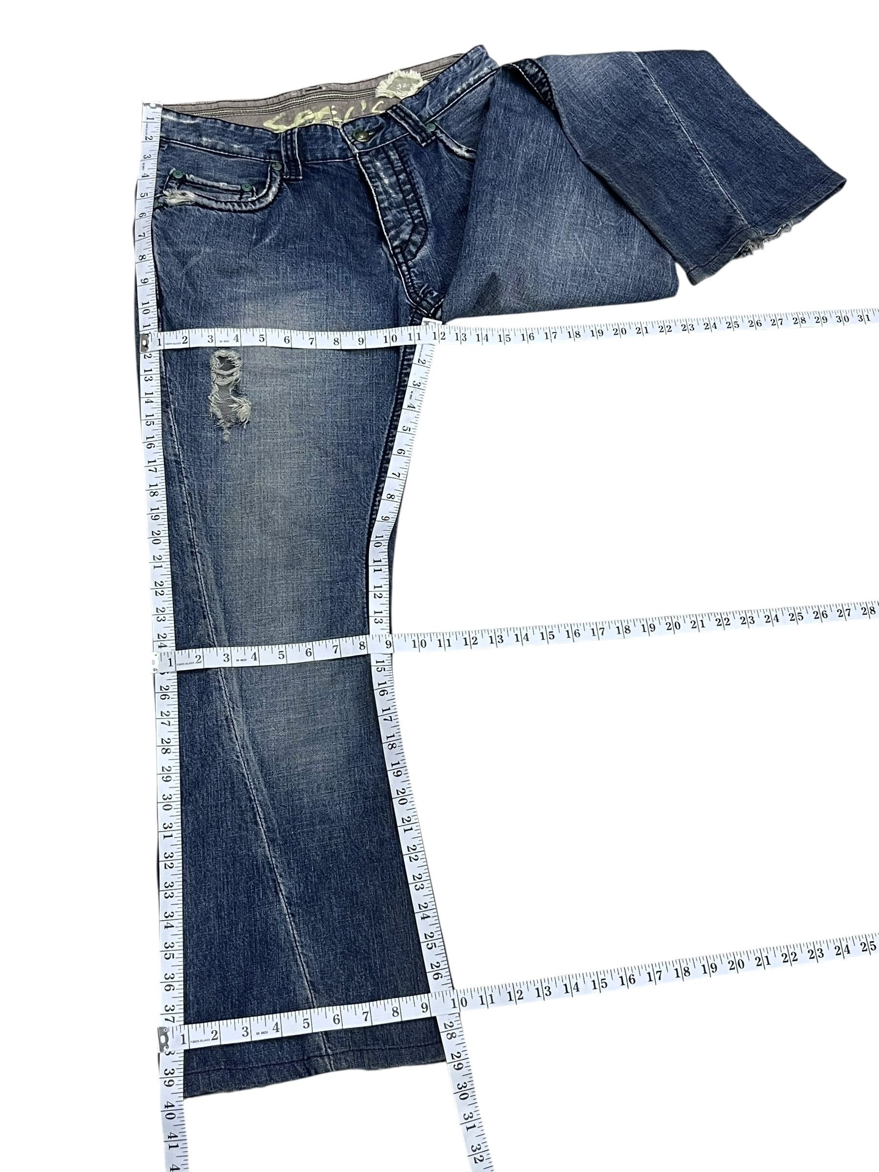 Stitch's Jeans STITCH'S NEBRASKA DISTRESSED AUTHENTIC TAILORED DENIM FLARE Size US 31 - 17 Thumbnail