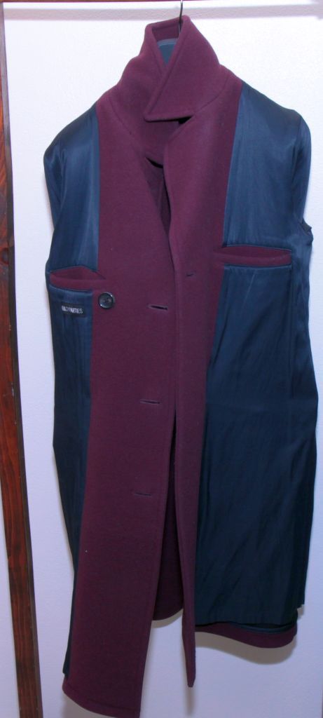 Wacko Maria Double Breasted Polo Coat Purple Wool Size US S / EU 44-46 / 1 - 4 Thumbnail