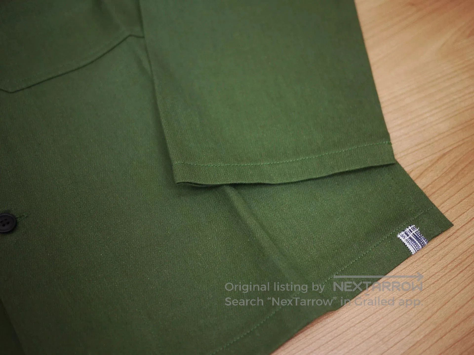 Visvim visvim cardwell shirt in olive green. Size US M / EU 48-50 / 2 - 4 Thumbnail