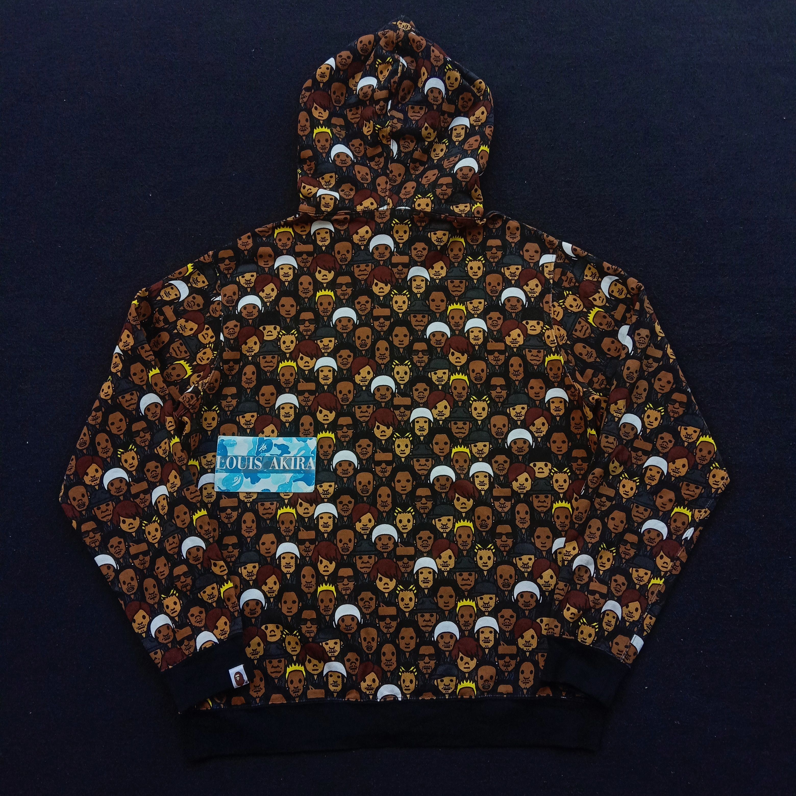Bape 2010 Bape x Exile Id Full Zip Hoodie Size US L / EU 52-54 / 3 - 5 Thumbnail