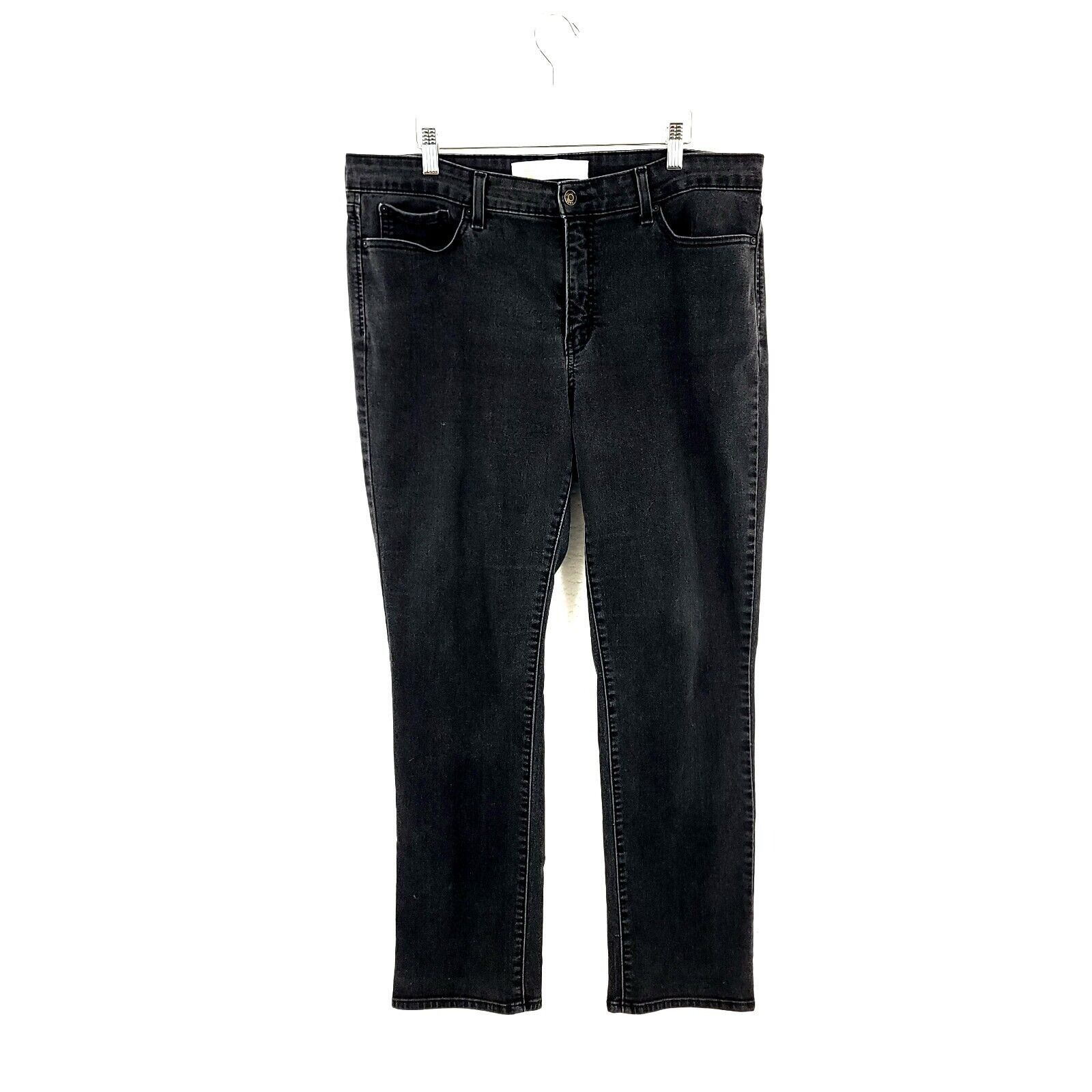 Levi's Levi's Signature Totally Shaping Straight Black Denim High R Size 36" / US 14 / IT 50 - 1 Thumbnail