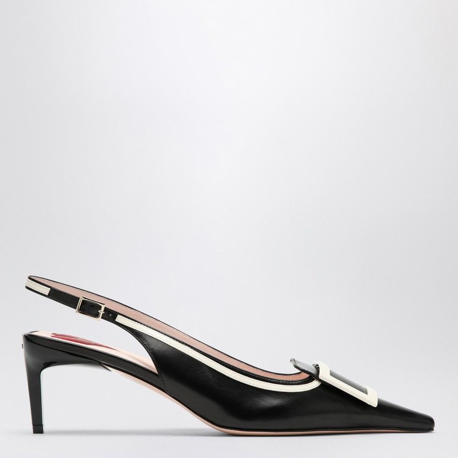 o1d2blof0924 Leather Slingback Décolleté in Multicolor