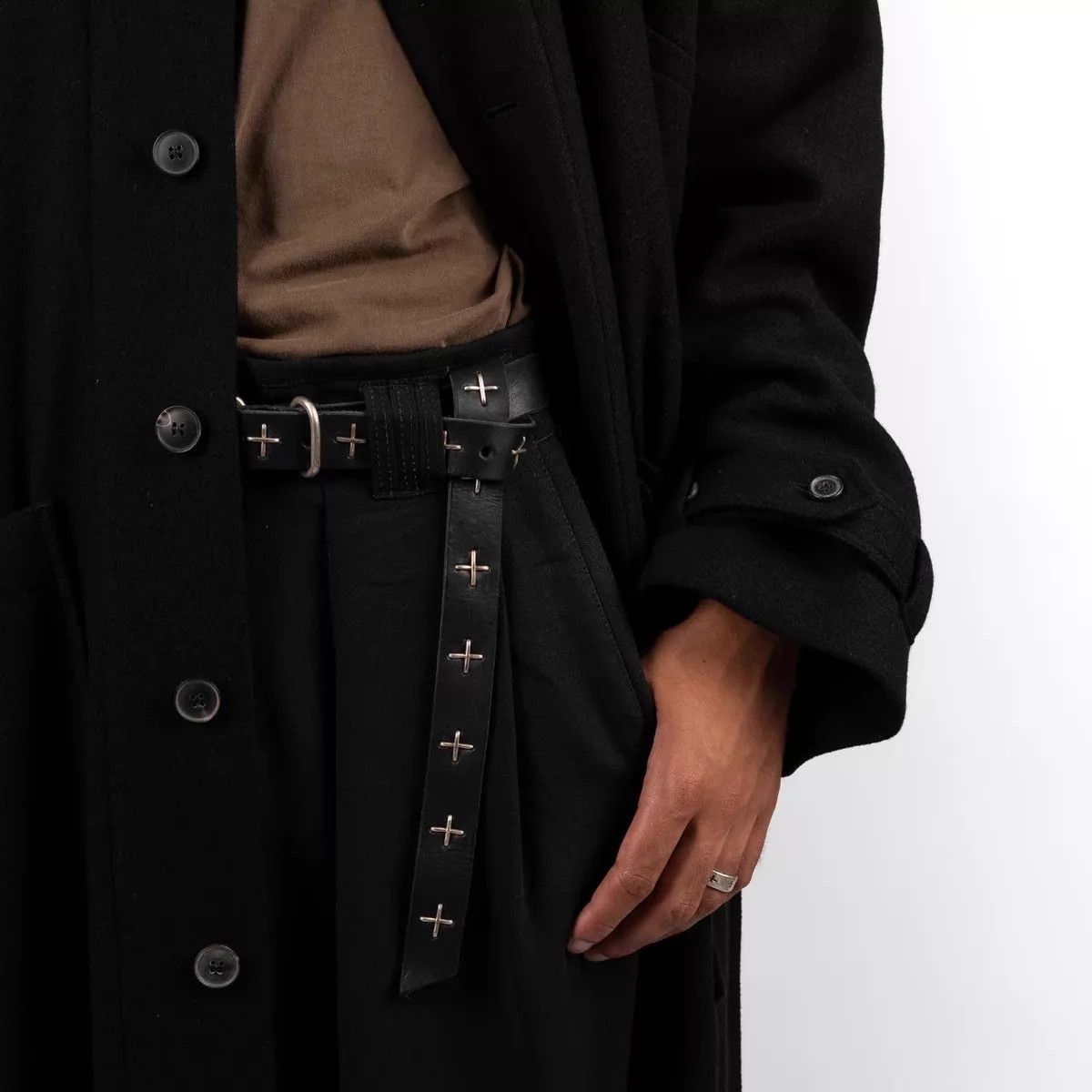 Ma+ M.A+ M.Amadei EL2C X 925 Buckle Belt S/M/L Size ONE SIZE - 7 Thumbnail