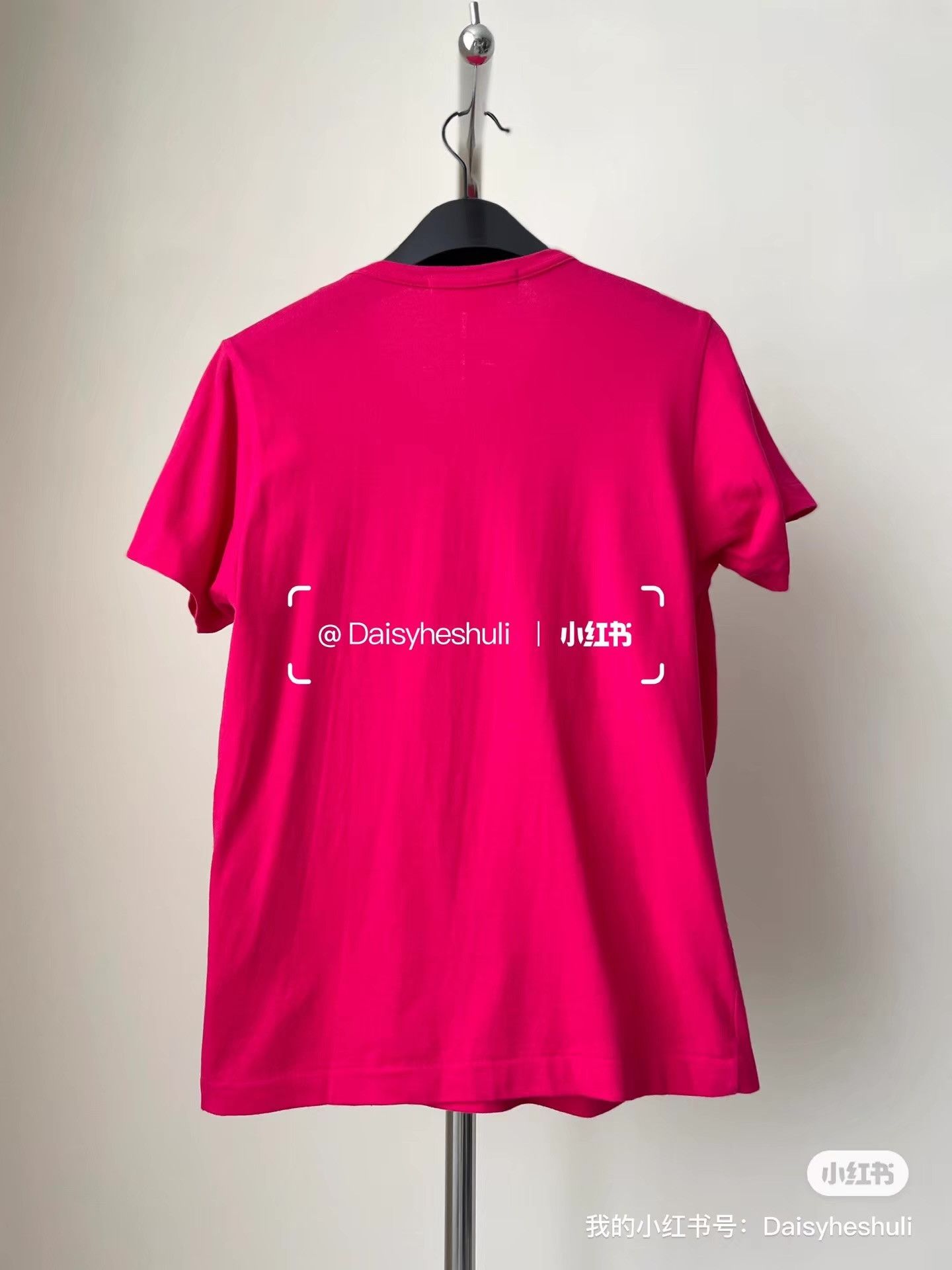 Comme des Garcons Comme des Garçons Rose T-shirt Ｑ24 Size XS / US 0-2 / IT 36-38 - 3 Thumbnail