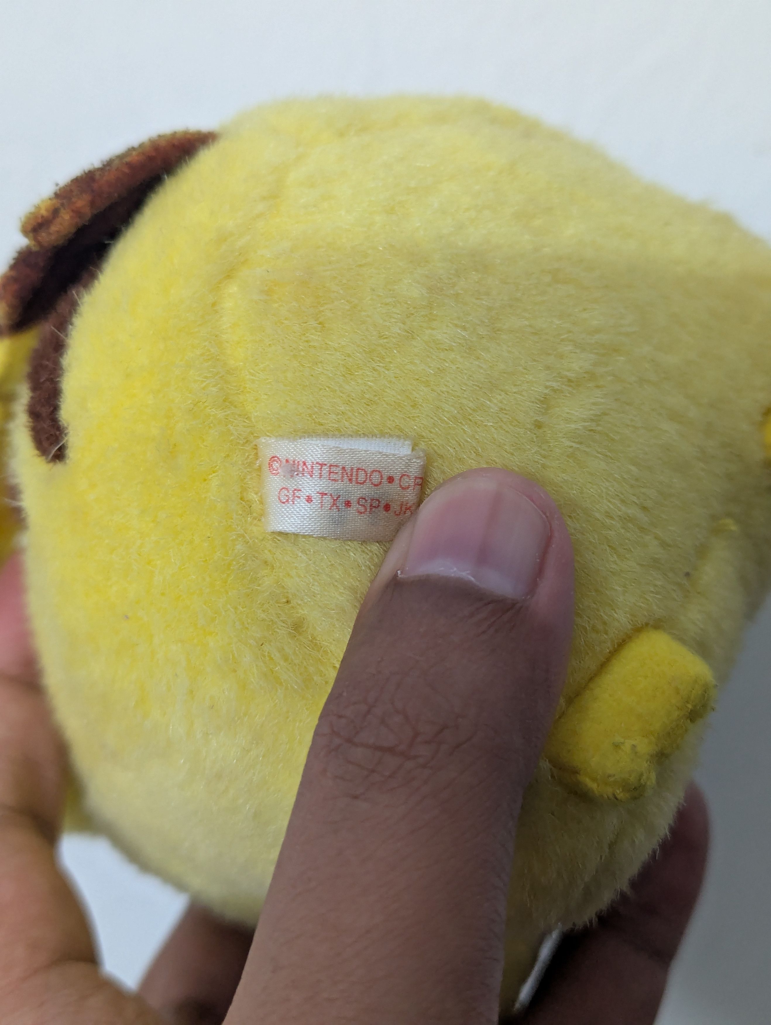 Pokemon TOMY Pikachu Plush Toy First Generation Size ONE SIZE - 4 Thumbnail