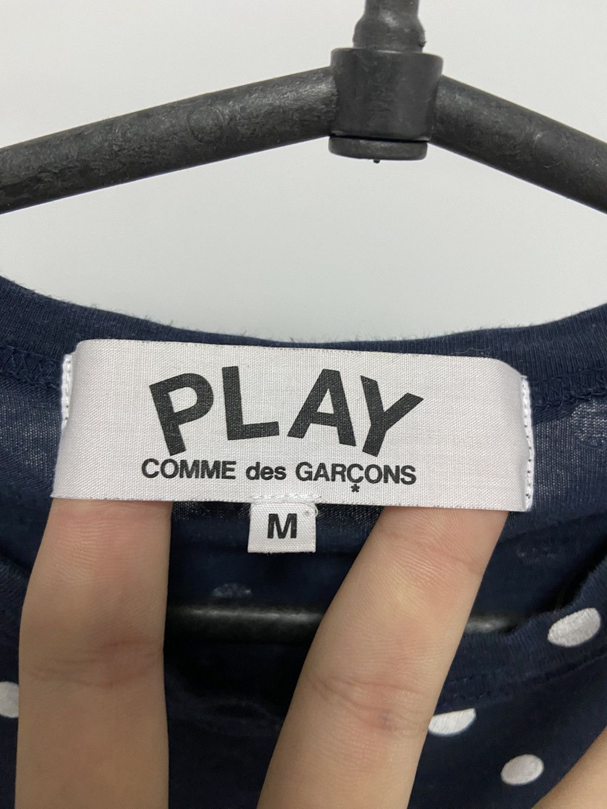 Comme des Garcons PLAY PLAY Come Des Garcons Vintage Longsleeve Polka Dot Japanese Size US M / EU 48-50 / 2 - 3 Thumbnail