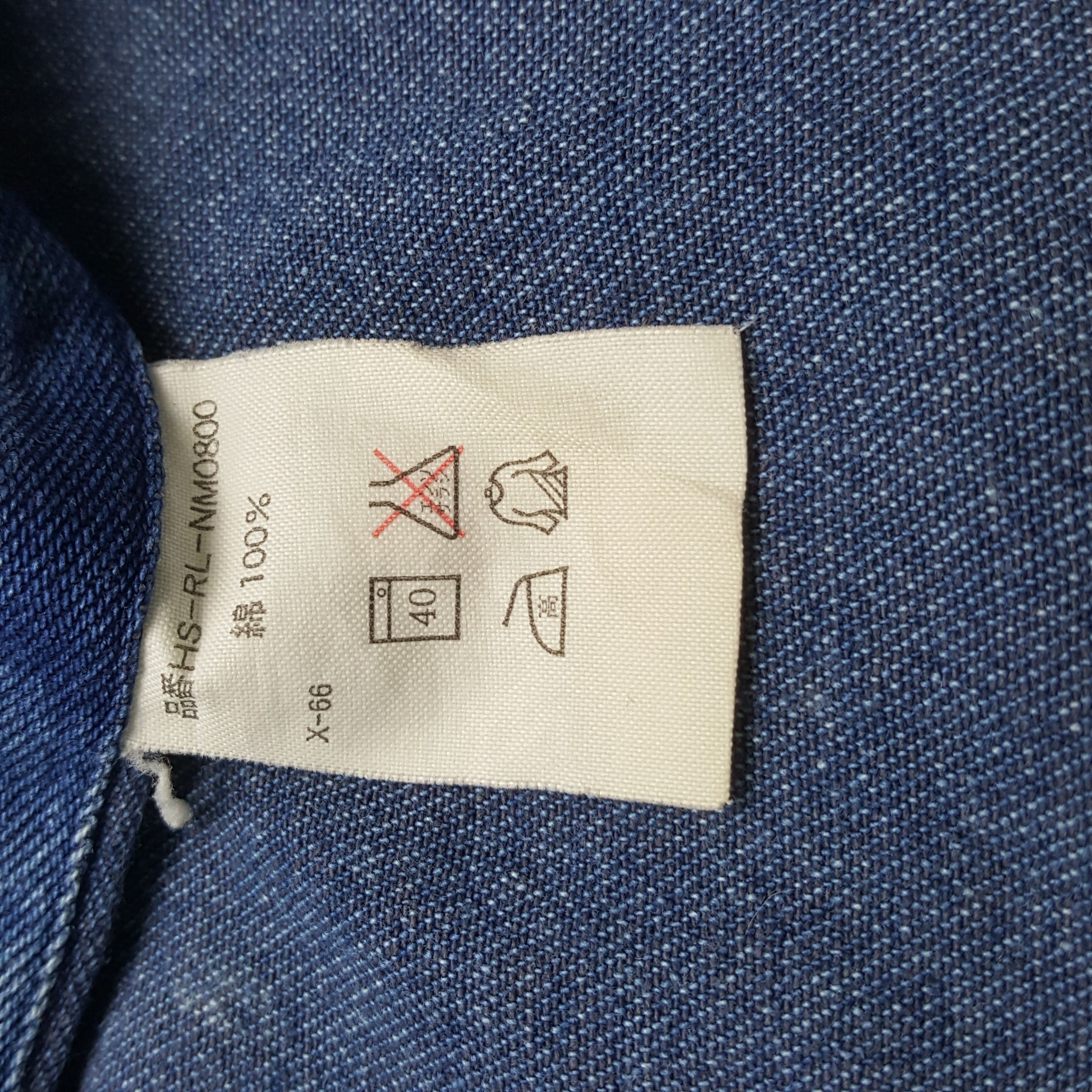 Ralph Lauren × Vintage RALPH LAUREN Small Logo Design Fashion Style Denim Shirt Size US M / EU 48-50 / 2 - 5 Thumbnail
