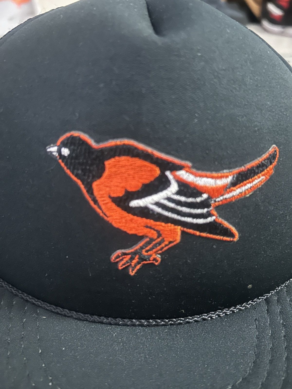 Vintage Vintage 90s Baltimore Orioles Trucker Hat Size ONE SIZE - 2 Thumbnail