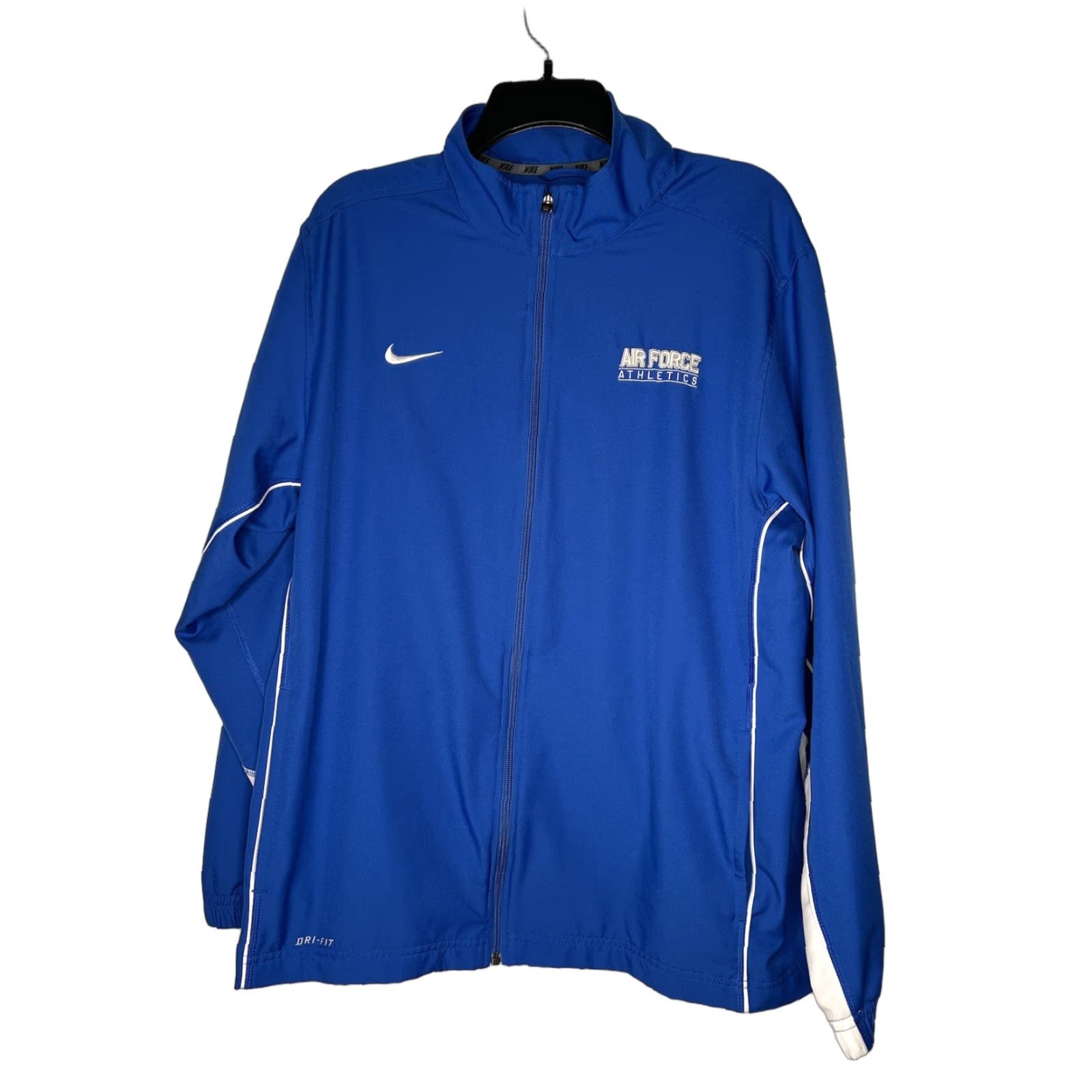 Nike Nike Air Force Academy Team Jacket Mens L Blue Full Zip Military Sports Jacket Size US L / EU 52-54 / 3 - 1 Thumbnail