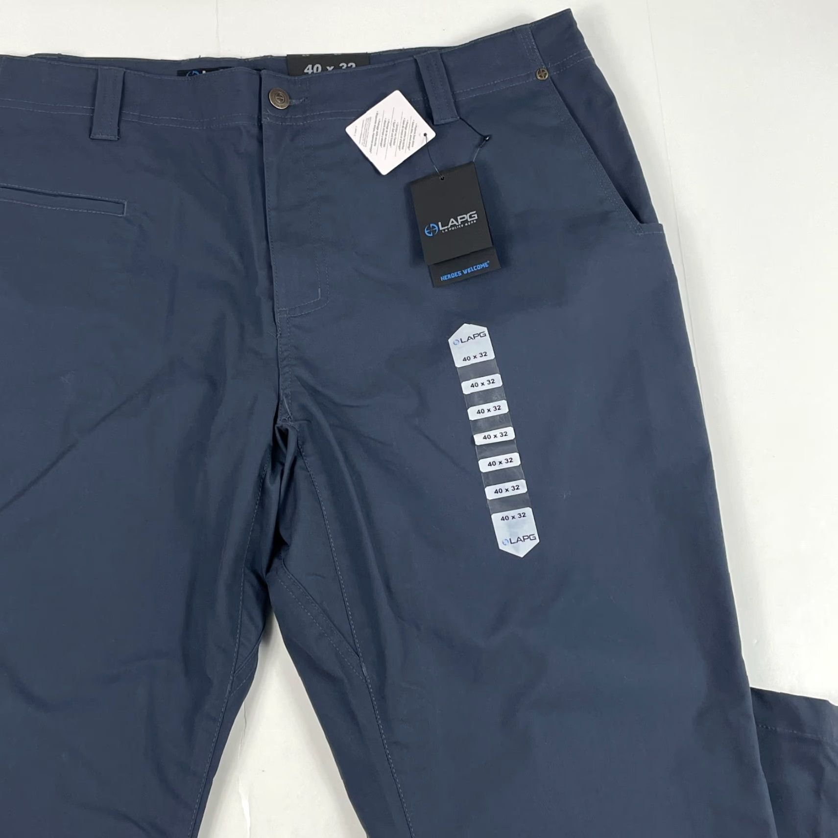 Vintage LAPG Pants Mens 40 x 32 Blue Terrain Flex Chino Straight Leg Workwear Tactical Size US 40 / EU 56 - 3 Thumbnail