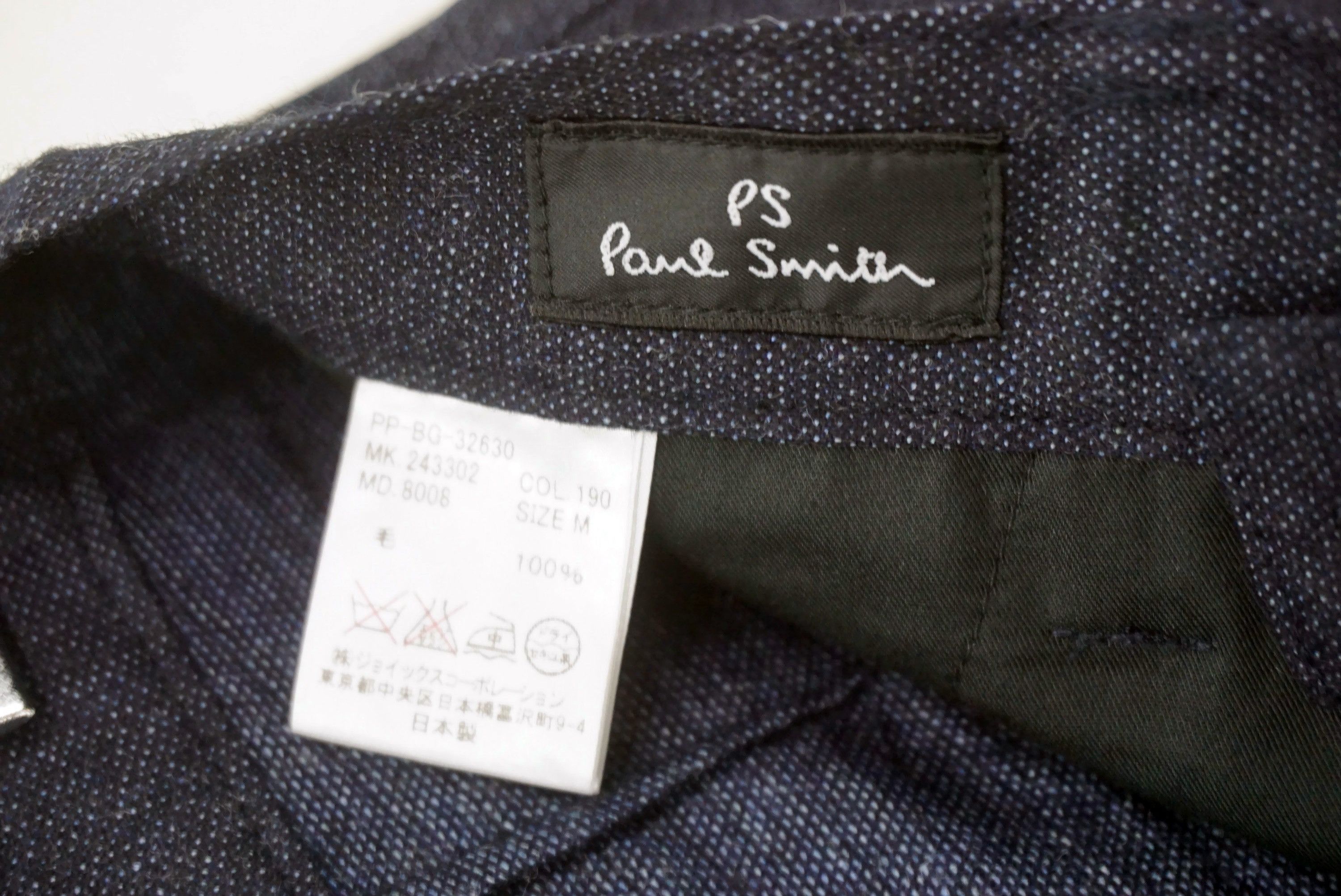 Paul Smith Paul Smith Wool Pants Size W32xL30 PS Low Rise Regular Fit Size US 30 / EU 46 - 10 Thumbnail
