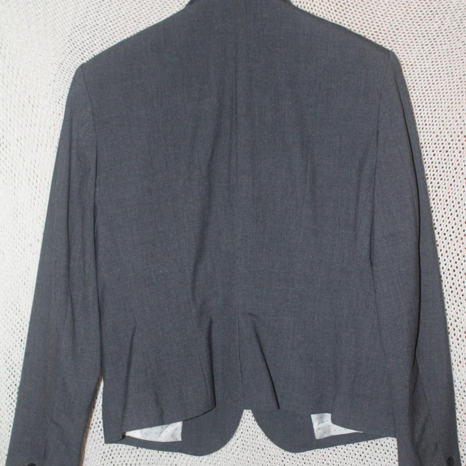H&M H&M Women's Charcoal Pant Suit (Top & Bottom) Size 14 Short Size XL / US 12-14 / IT 48-50 - 5 Thumbnail