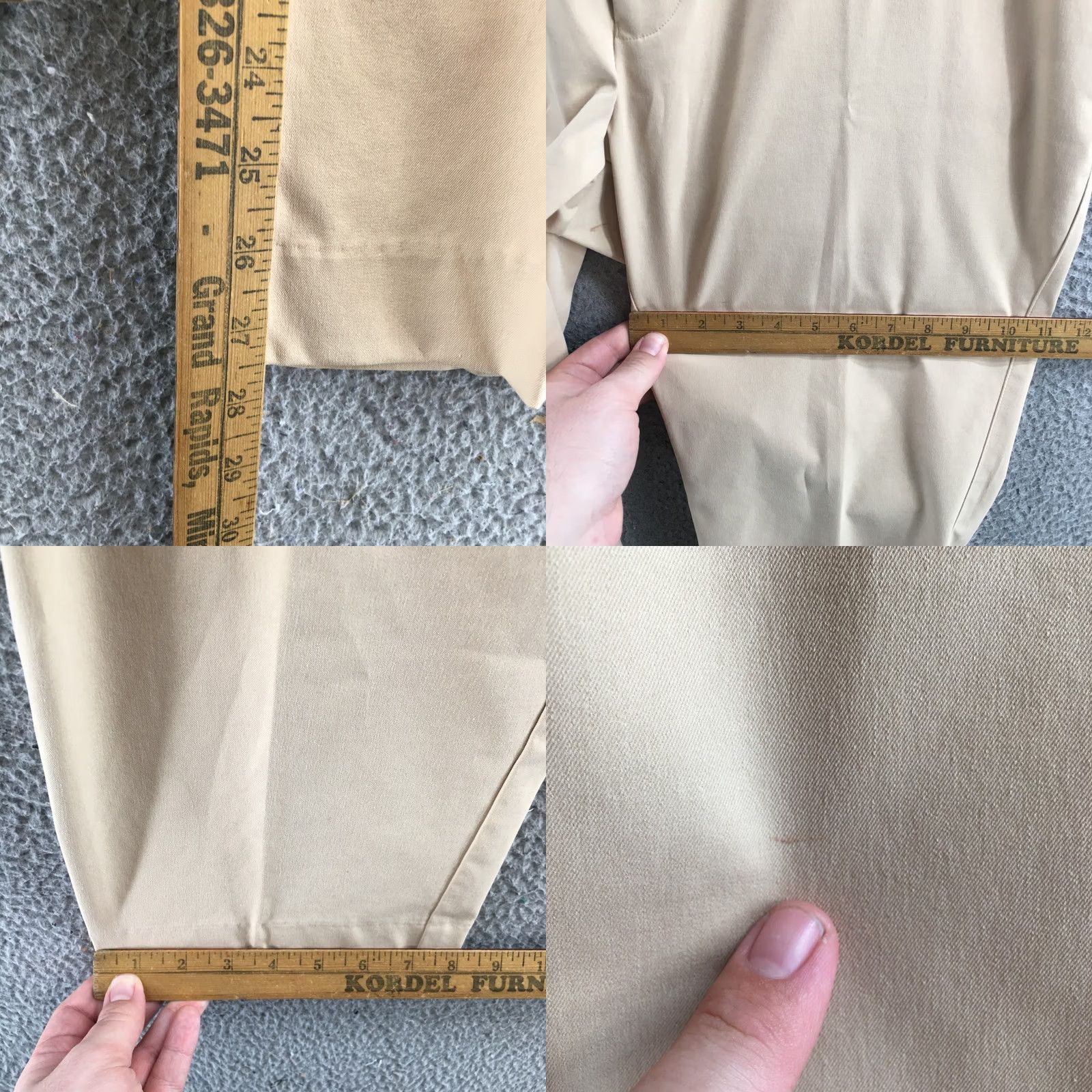 Peter Millar Peter Millar Chino Pants Mens Regular 38/30 Beige Mid Rise Zip Fly Size US 38 / EU 54 - 8 Thumbnail