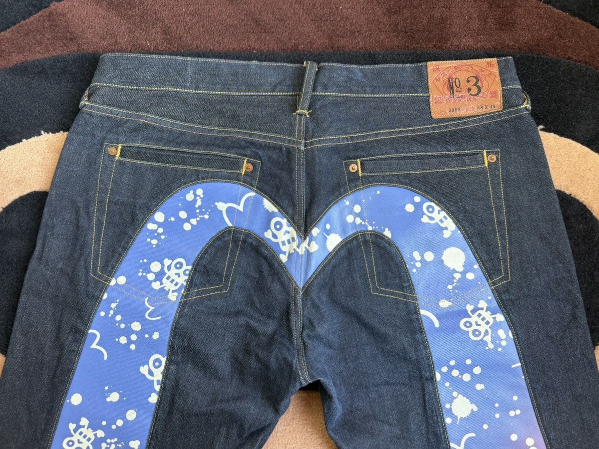Evisu EVISU blue robot daicock style denim jeans！size：38 Size US 38 / EU 54 - 5 Thumbnail