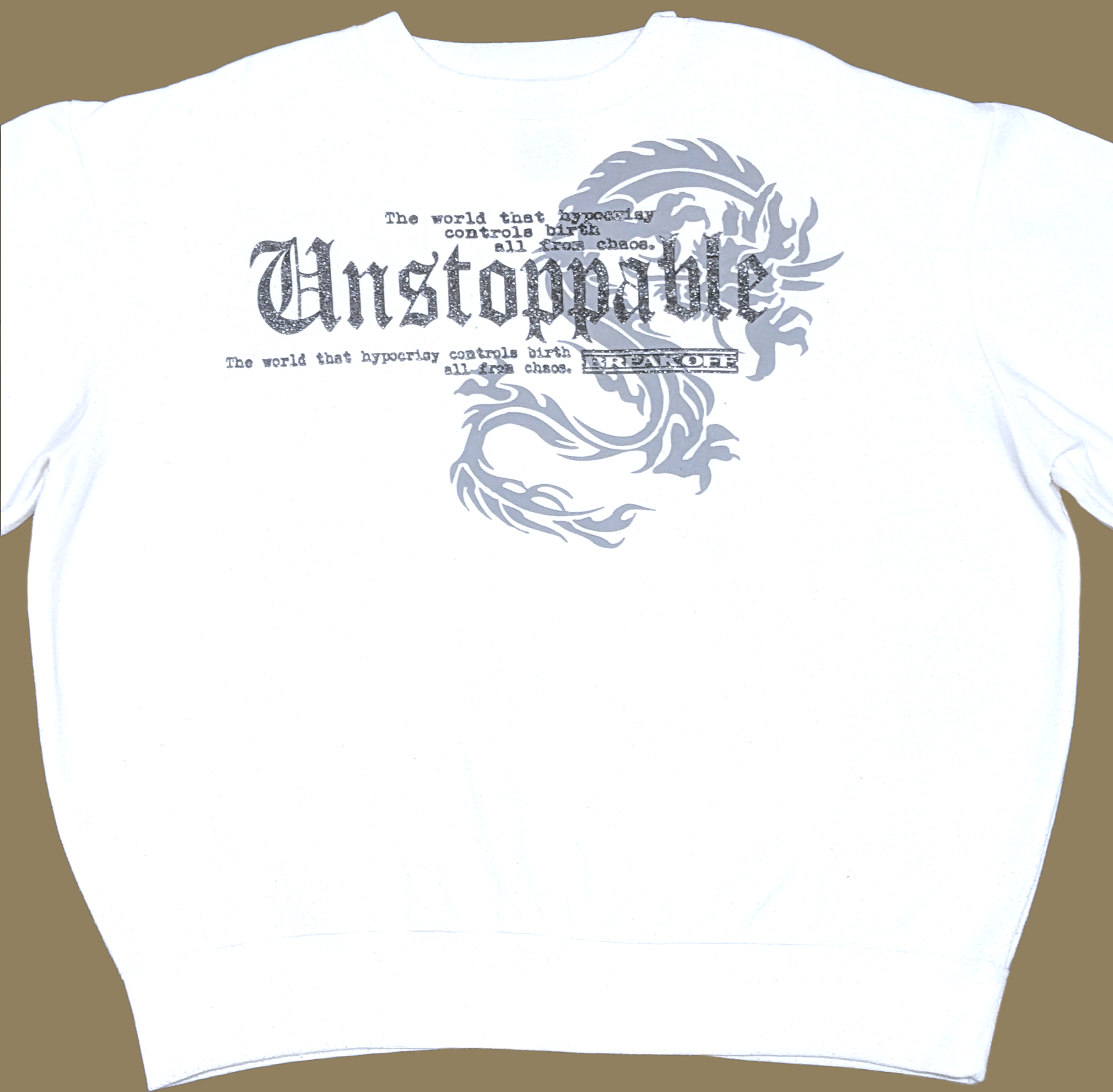 Japanese Brand × Seditionaries × Vintage Vtg 90s Japan Unstoppable Tribal Dragon Sukajan Sweatshirt Size US L / EU 52-54 / 3 - 4 Thumbnail