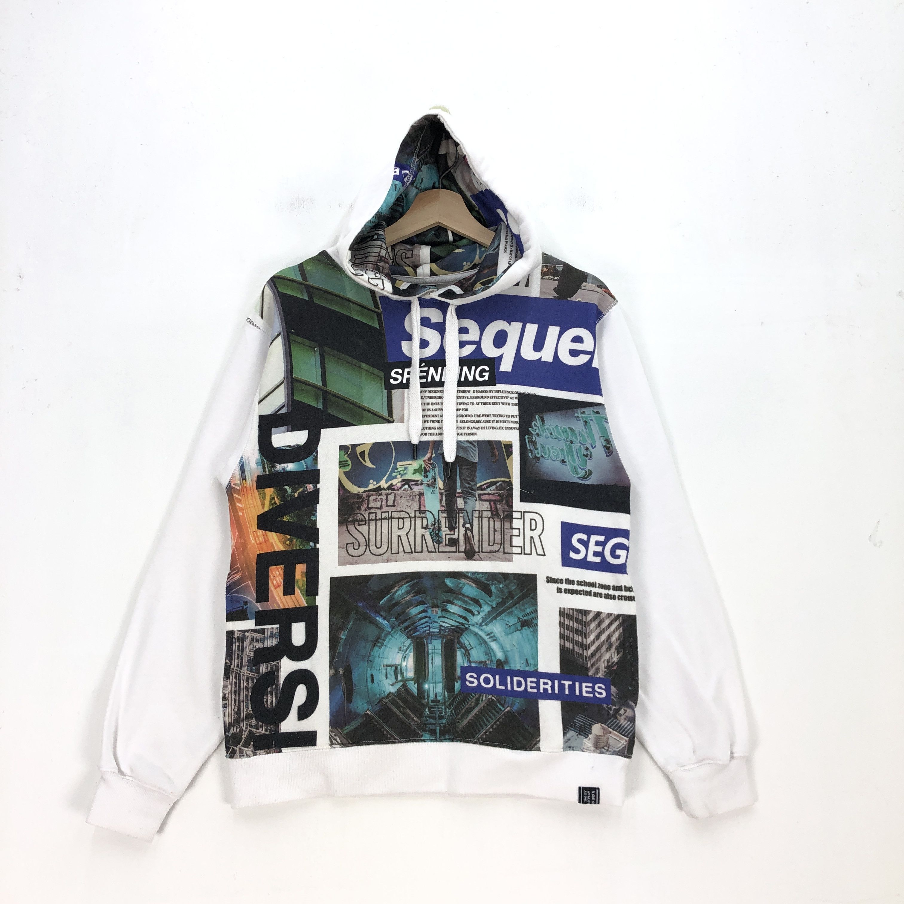 Japanese Brand Vintage Japanese Sequel Hoodie Sweatshirt Duck Dude Sweater Size US M / EU 48-50 / 2 - 2 Thumbnail