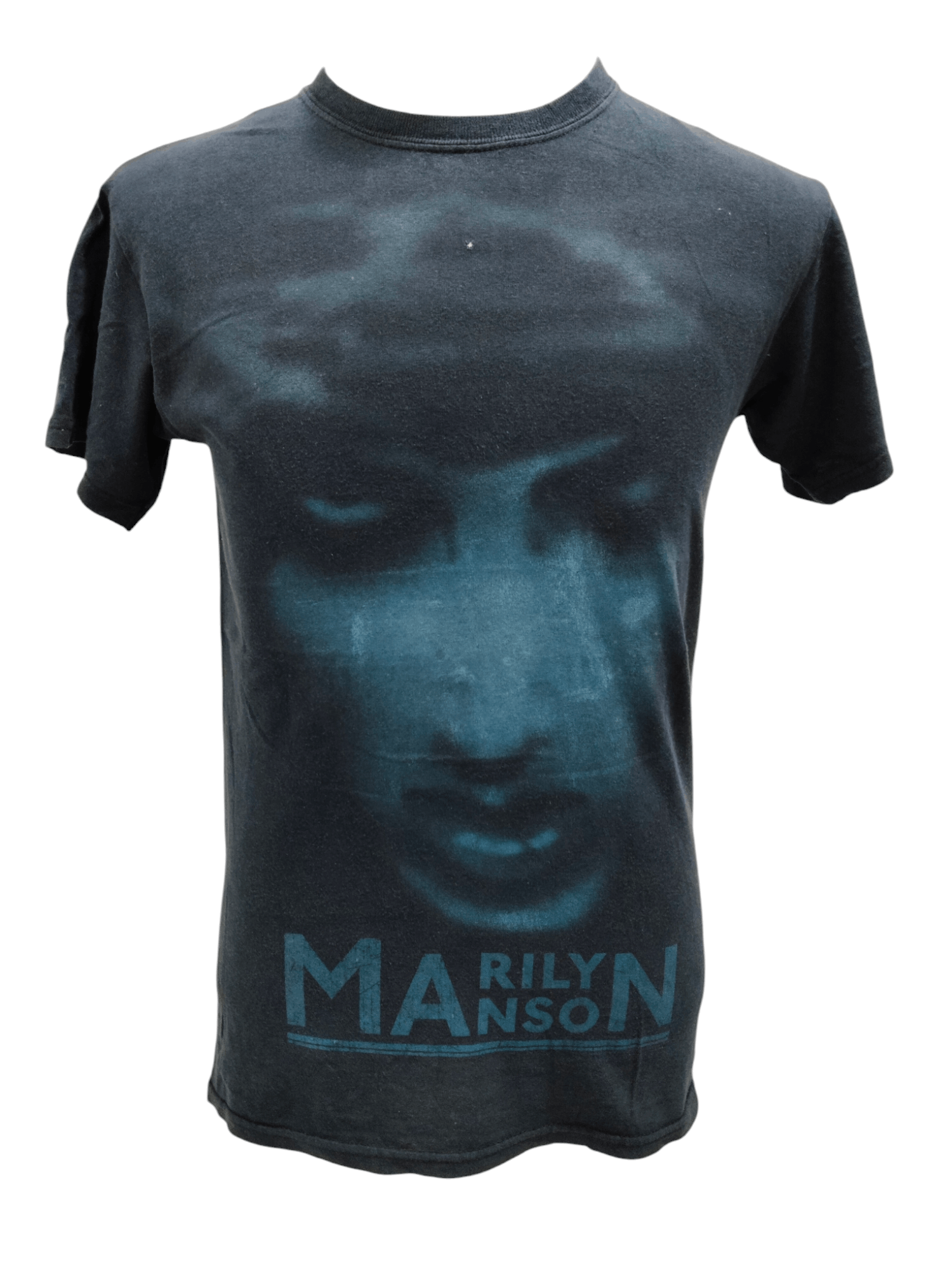 Band Tees × Marilyn Manson × Vintage Vintage Y2K Marylin Manson Band Tshirt Size US S / EU 44-46 / 1 - 1 Thumbnail