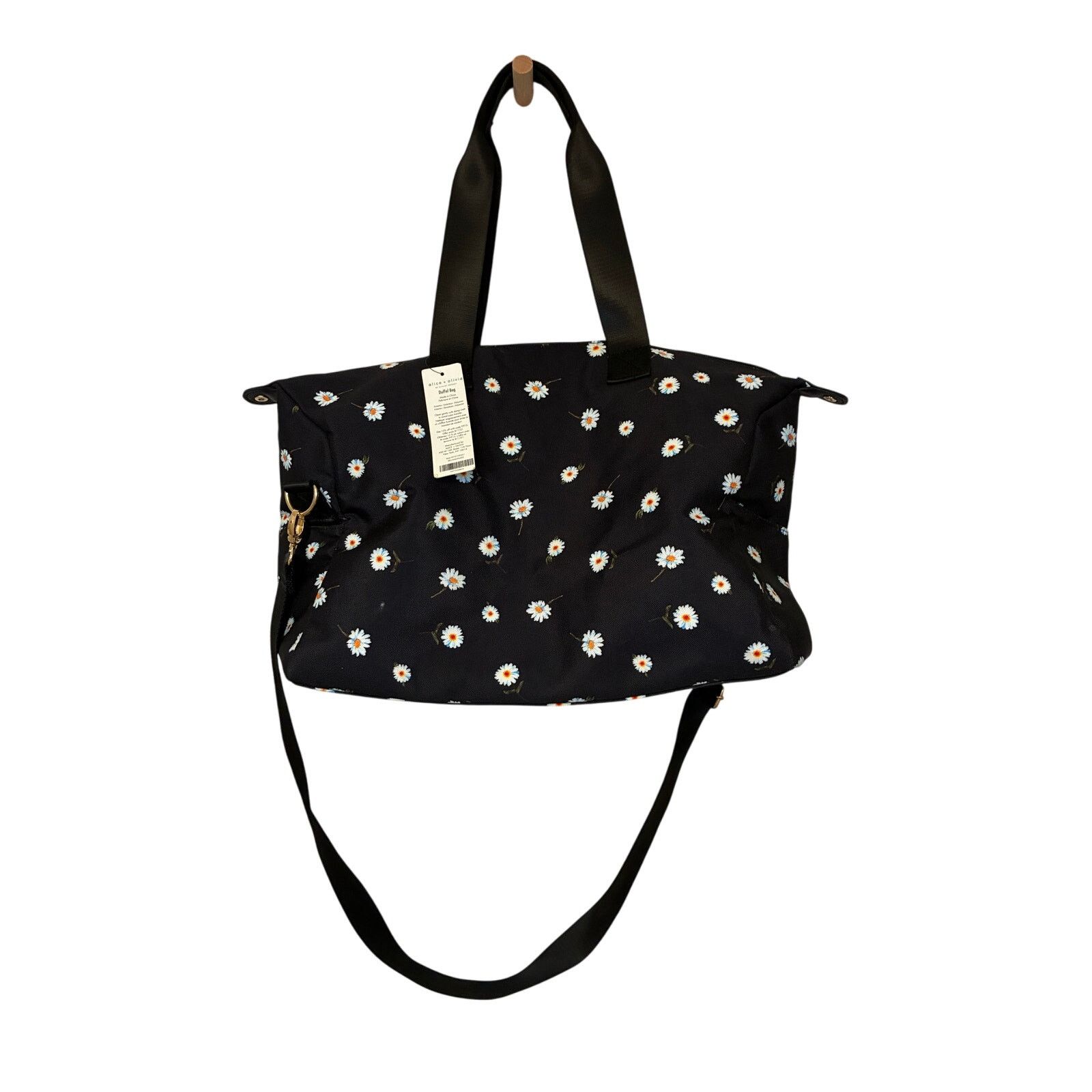 Alice + Olivia Alice + Olivia Daisy Print Duffel Bag Weekender Bag Size ONE SIZE - 2 Thumbnail