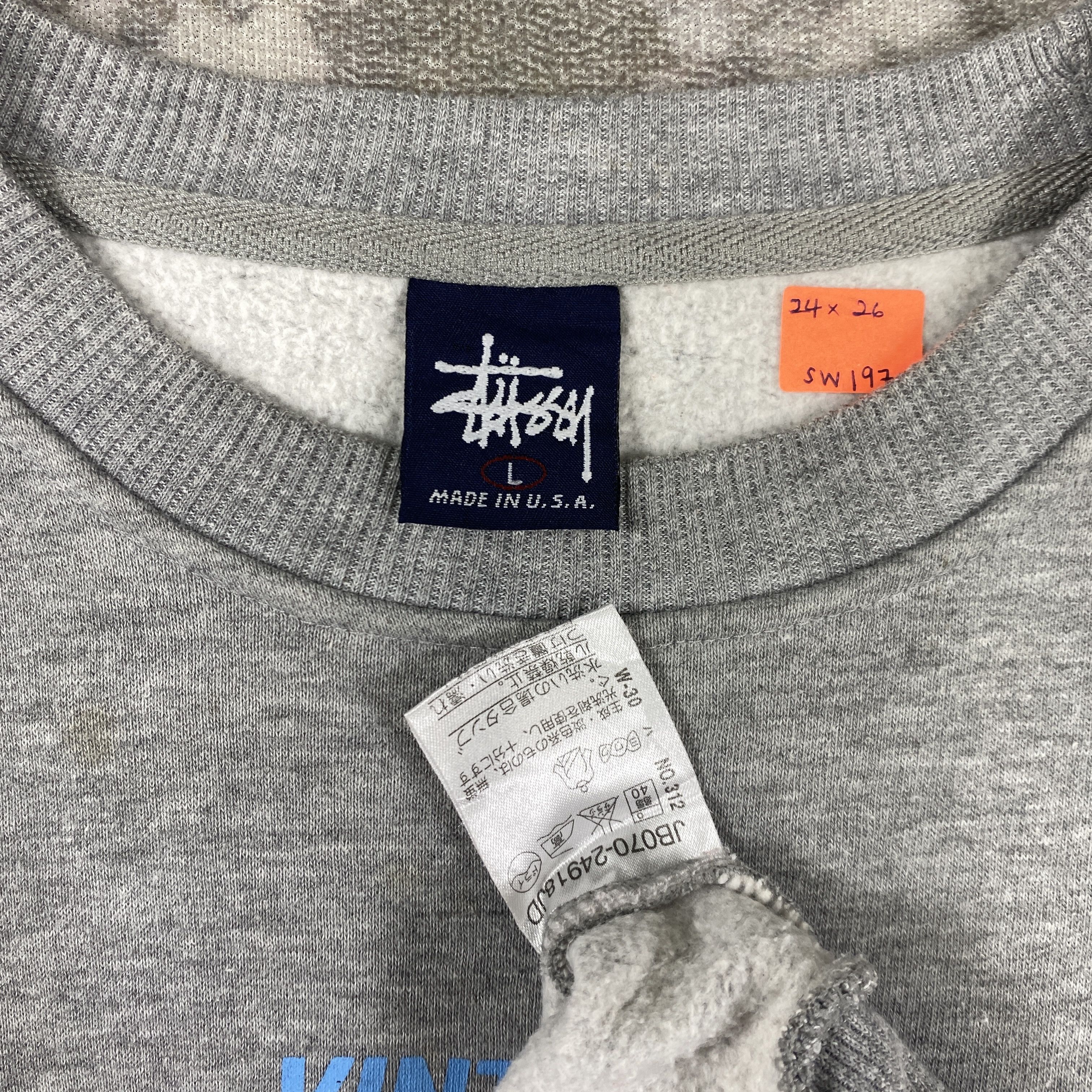 Stussy Vintage Stussy Vintage Kicks Sweatshirt USA - SW197 Size US L / EU 52-54 / 3 - 5 Thumbnail