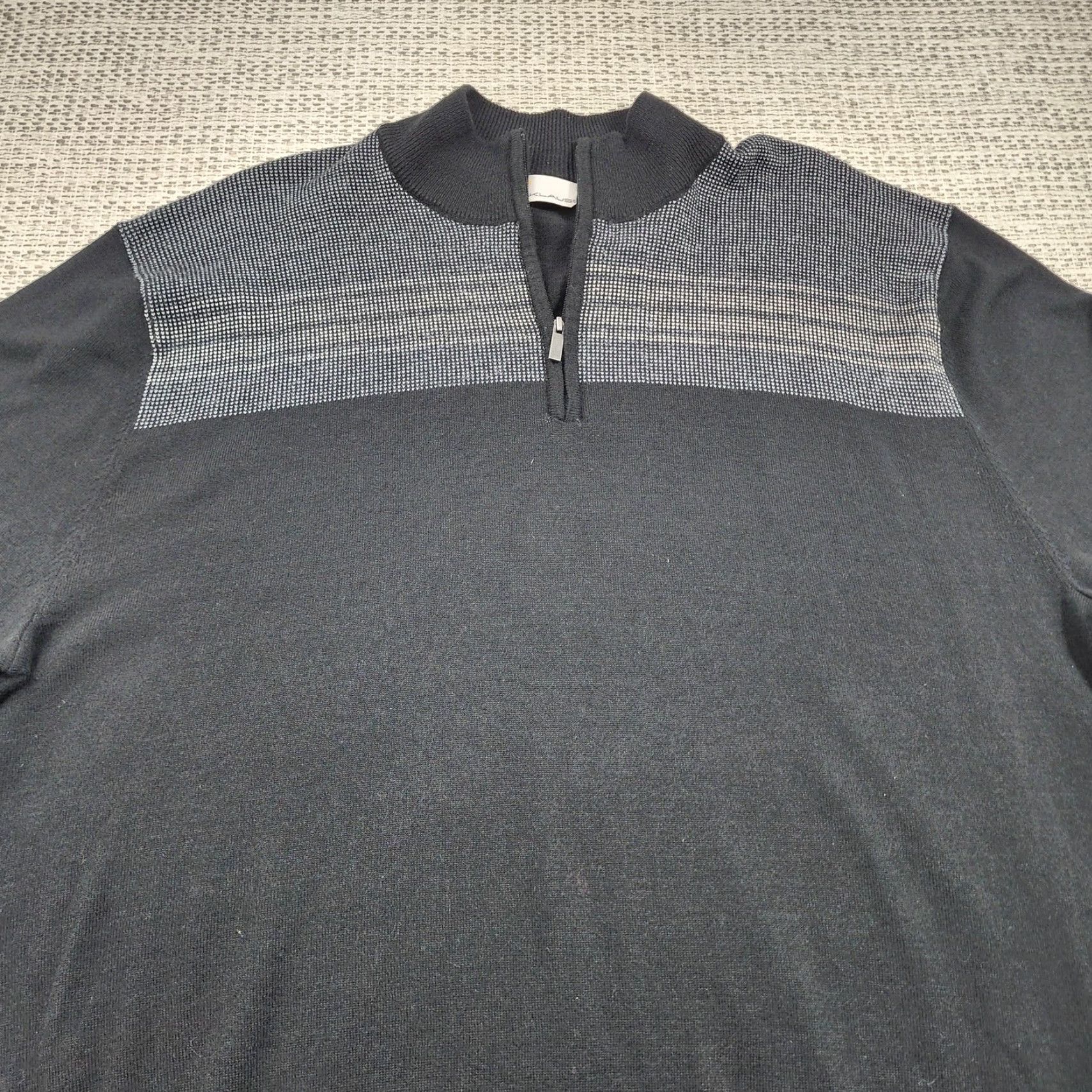 Vintage **Nicklaus Mens 2XL Charcoal Gray Quarter Zip Mock Neck Golf Pullover** User: Nicklaus Mens 2XL Charcoal Gray Quarter Zip Mock Neck Golf Pullover Size US XXL / EU 58 / 5 - 4 Thumbnail