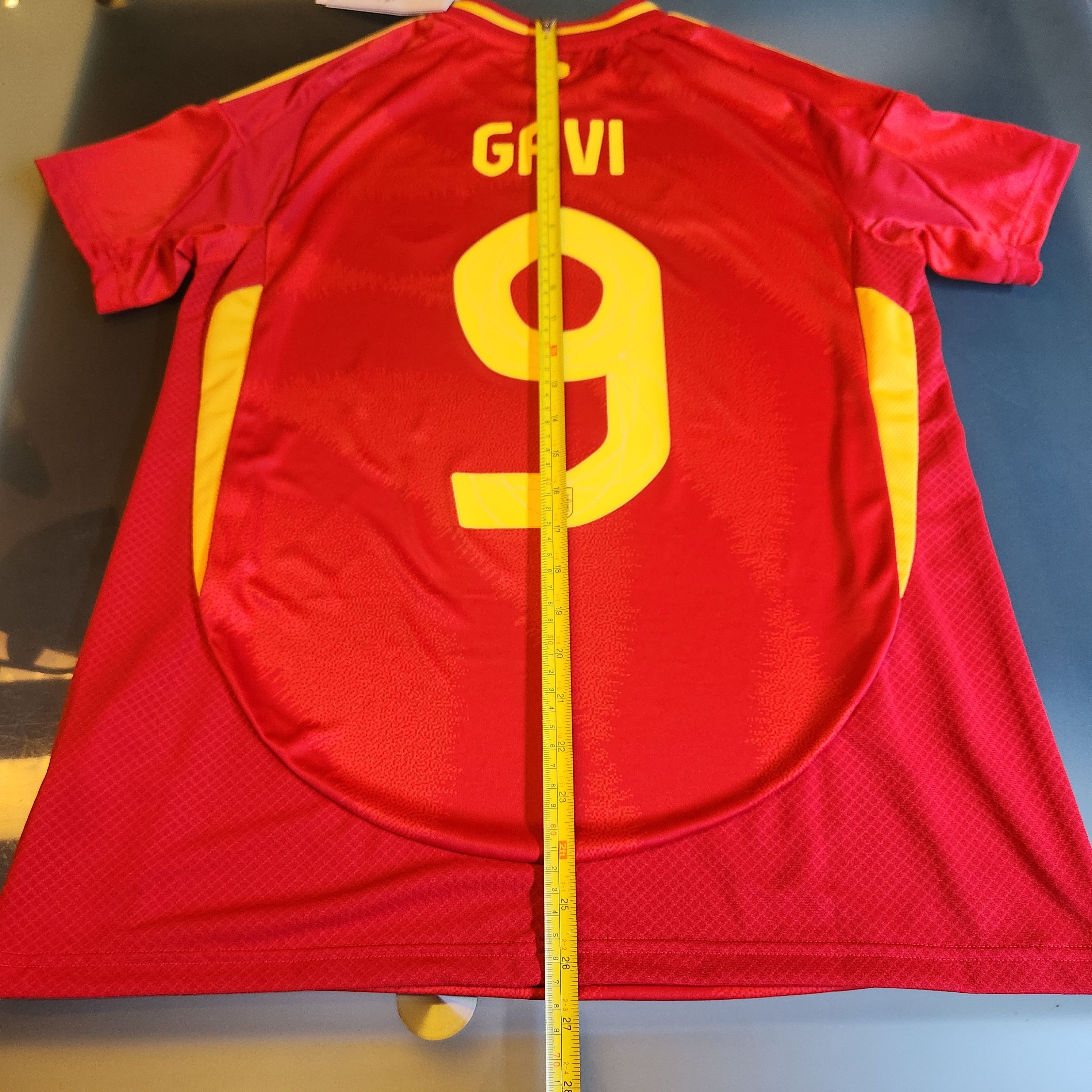 Adidas Authentic Spain GAVI 2024-2025 24/25 Home Jersey Shirt Kit Size L / US 10 / IT 46 - 15 Thumbnail