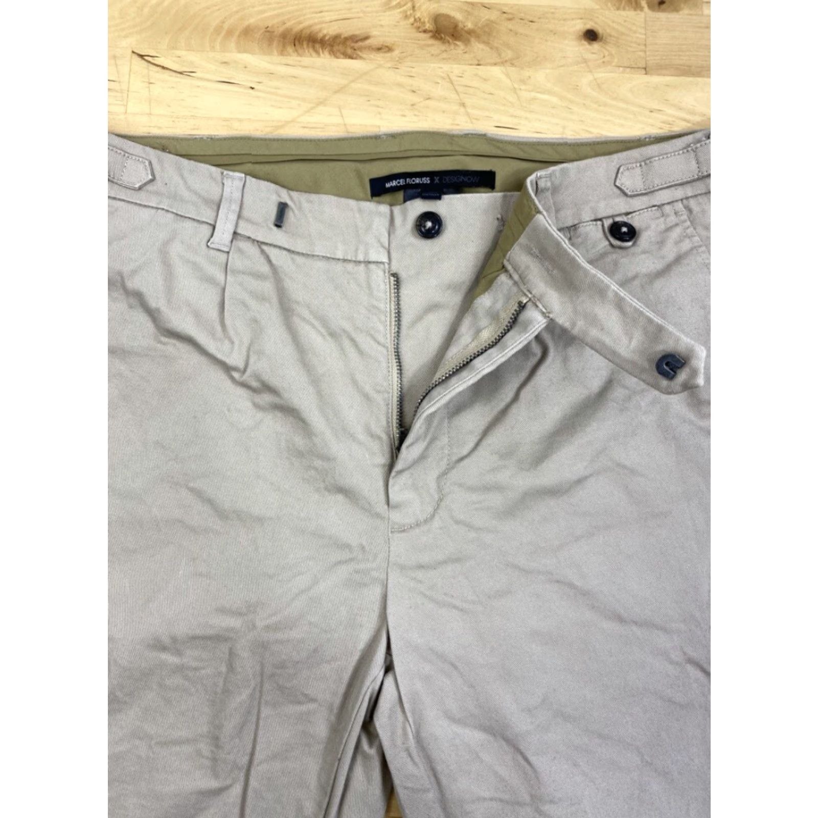Vintage Marcel Floruss Beige Cargo Pants Size 32 Men Pants Regular Inseam 30 Beige Cargo American Lifestyle Mens Size US 32 / EU 48 - 7 Thumbnail