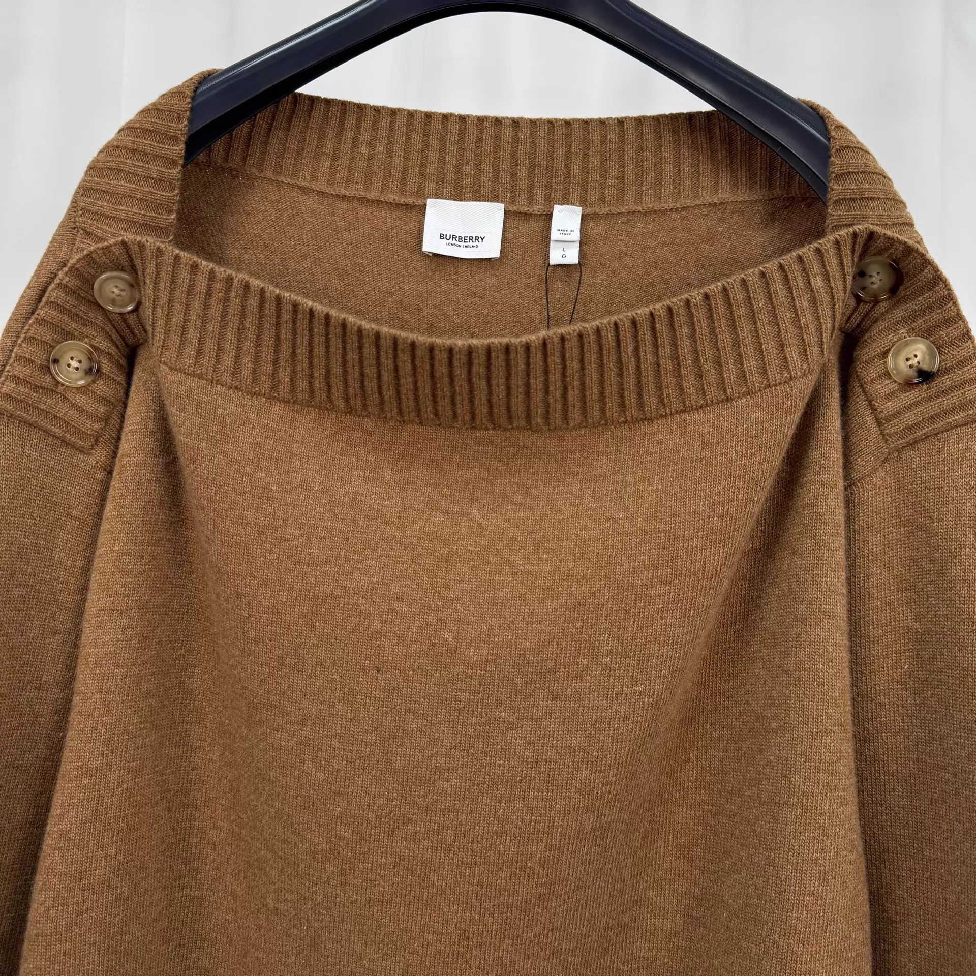 Burberry Burberry Camel Wool Sweater L 99 New Size L / US 10 / IT 46 - 3 Thumbnail