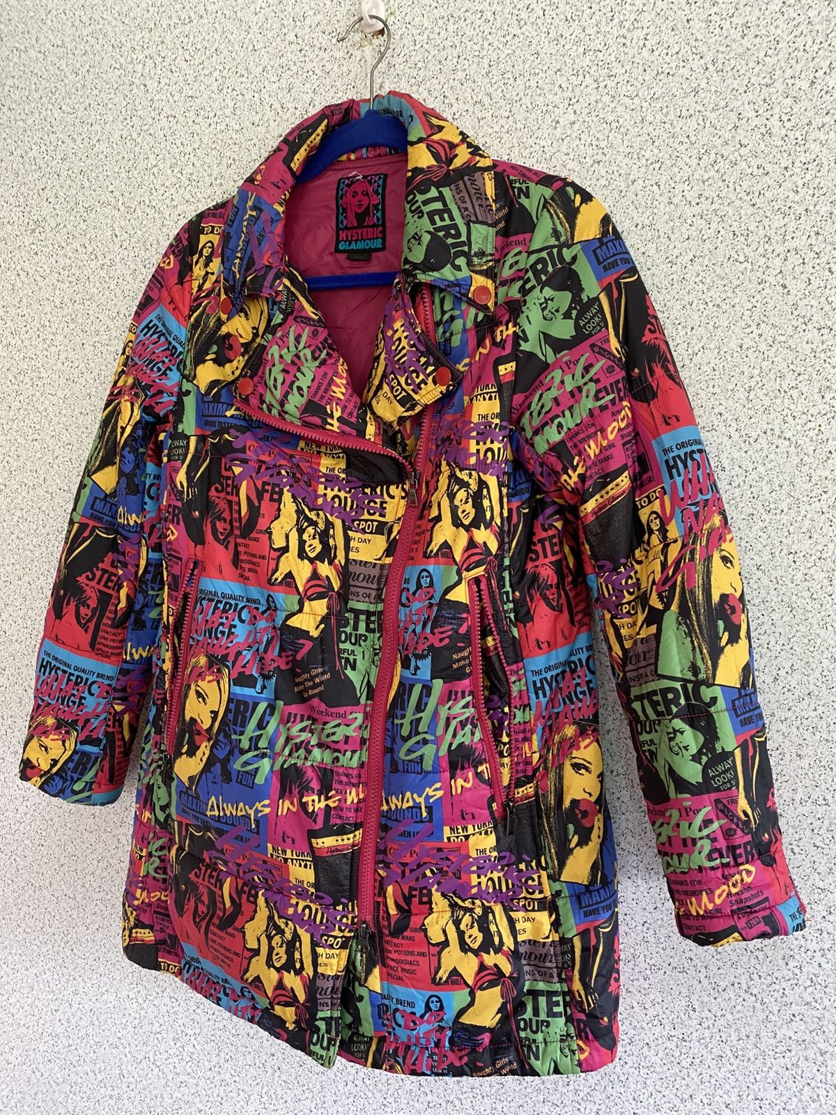 Hysteric Glamour Hysteric Glamour Comic Print Puffer–Iconic Multi Clr Jacket Size S / US 4 / IT 40 - 2 Thumbnail