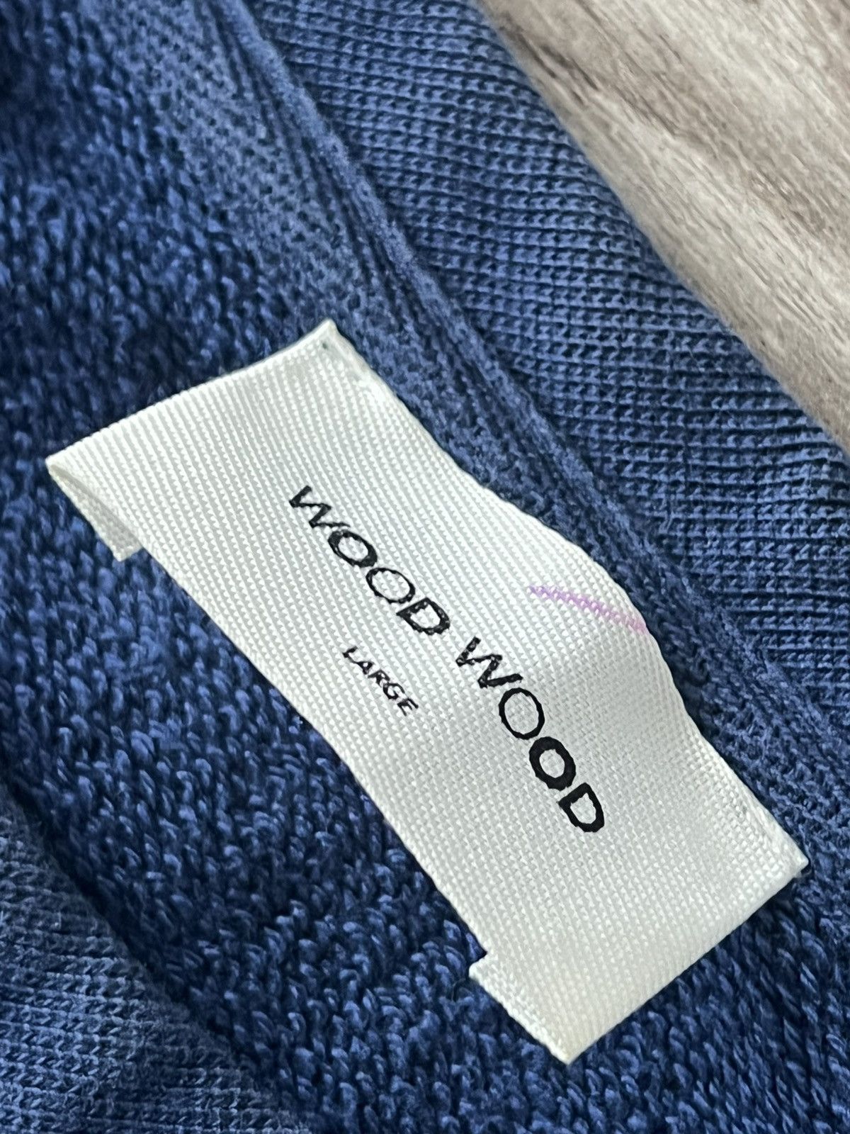 Wood Wood ‼️Archival Box Logo Wood Wood W.W. sekret Pocket Sweatshirt‼️ Size US L / EU 52-54 / 3 - 4 Thumbnail
