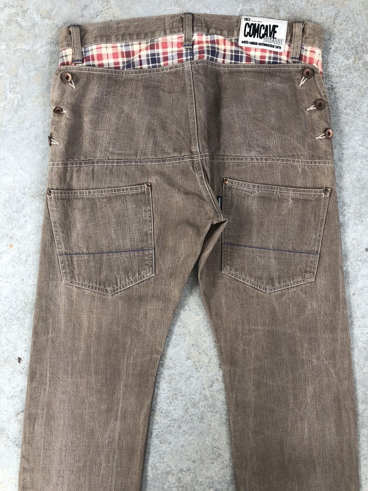 Japanese Brand Japanese Concave attempt Distressed Jeans Size US 35 - 9 Thumbnail