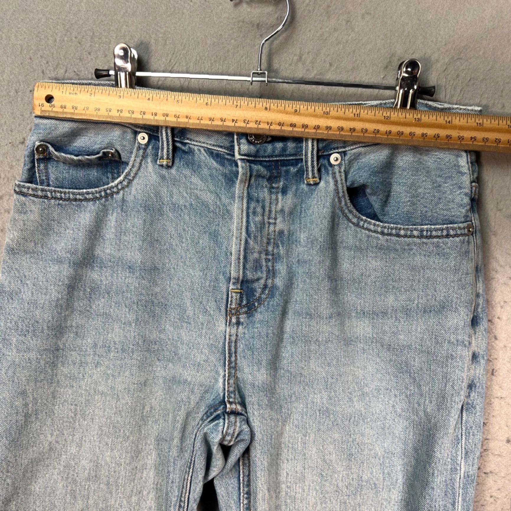 Everlane Everlane Jeans Women's Size 27 Boyfriend Light Wash Straight Leg Cotton Denim 5-Pocket Size 29" - 5 Thumbnail