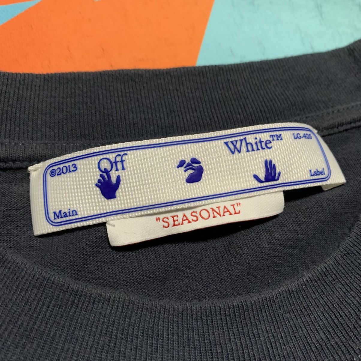 Off-White Off White Medium Lighting Arrows Blue Tee Virgil Abloh Size US M / EU 48-50 / 2 - 6 Thumbnail