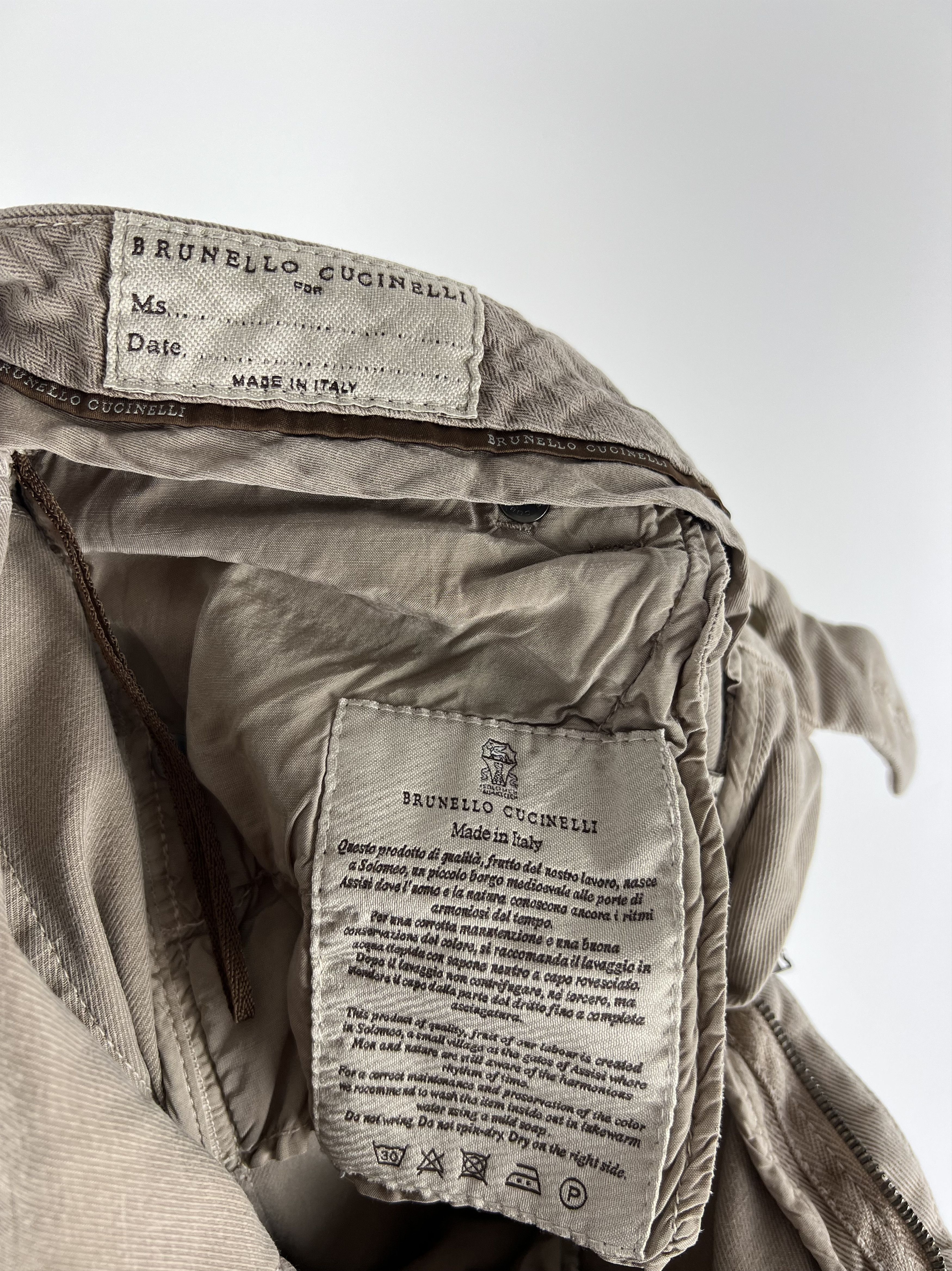 Brunello Cucinelli Brunello Cucinelli Beige Jeans Womens Size IT42 Size 28" / US 6 / IT 42 - 7 Thumbnail