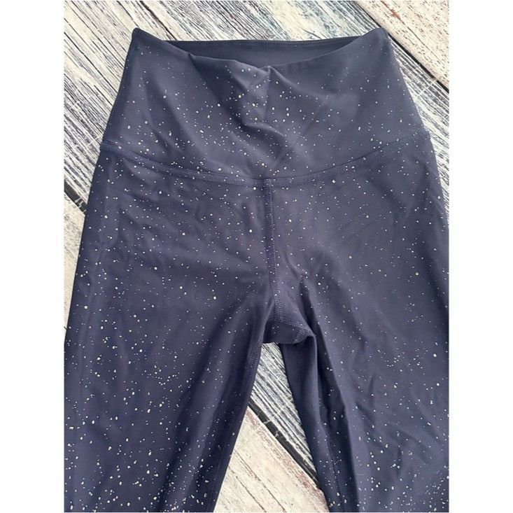 Beyond Yoga Beyond Yoga Navy and Ombre Gold Speckle Leggings Size 30" / US 8 / IT 44 - 5 Thumbnail