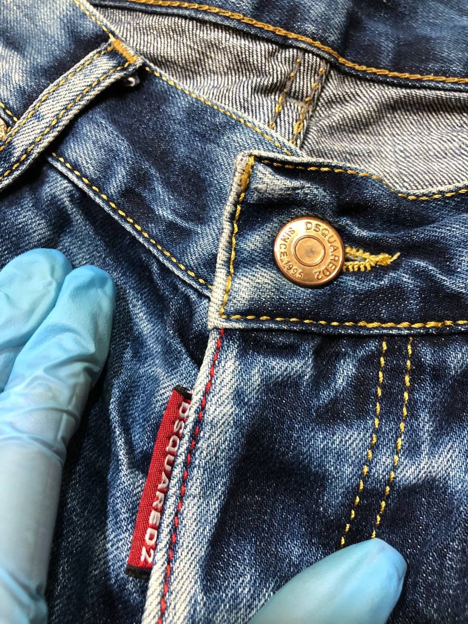 Dsquared2 Dsquared2 Blue Distressed Ripped vintage denim Jeans Size US 28 / EU 44 - 5 Thumbnail
