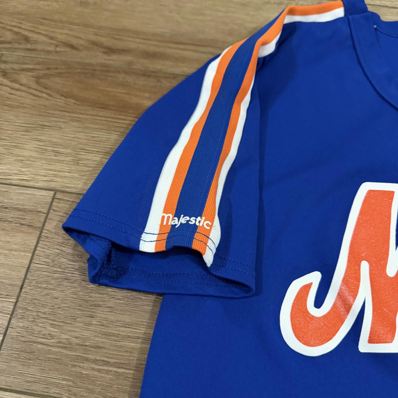 Majestic Vintage Mets Majestic Baseball MLB Little League Jersey Size US M / EU 48-50 / 2 - 2 Thumbnail