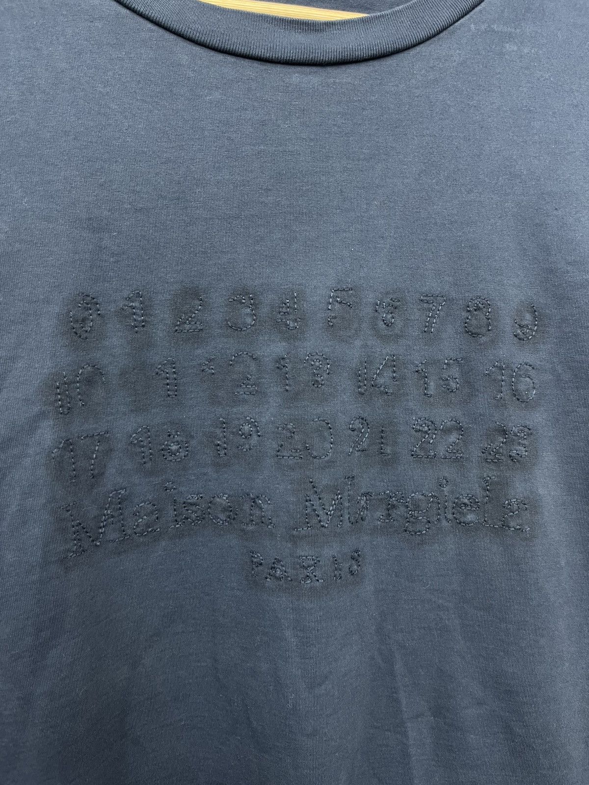 Mason Margiela Embroidered Faded Tee