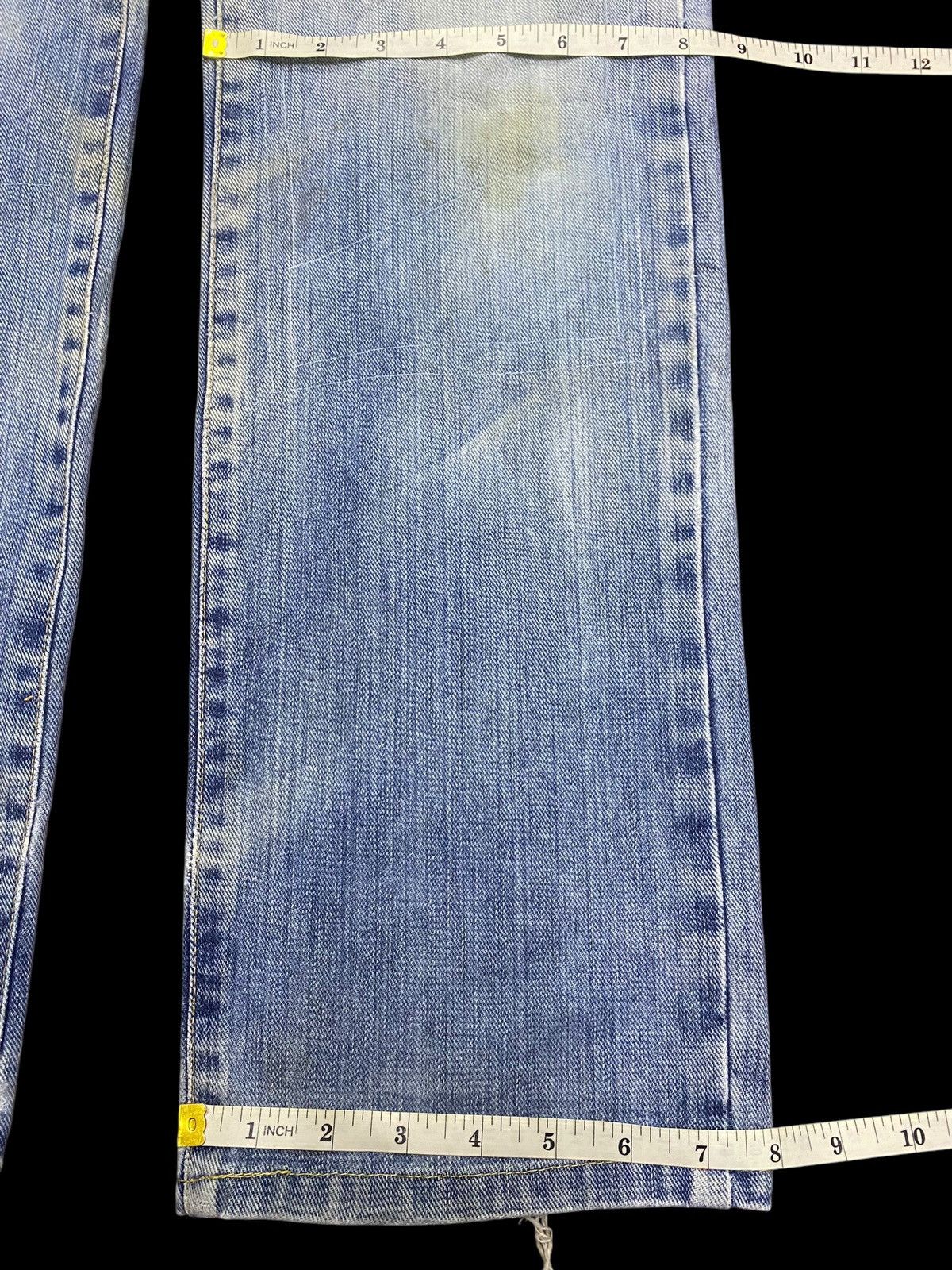 Junya Watanabe Vintage Edwin Patched Faded Wash Distressed Jeans Size US 30 / EU 46 - 21 Thumbnail