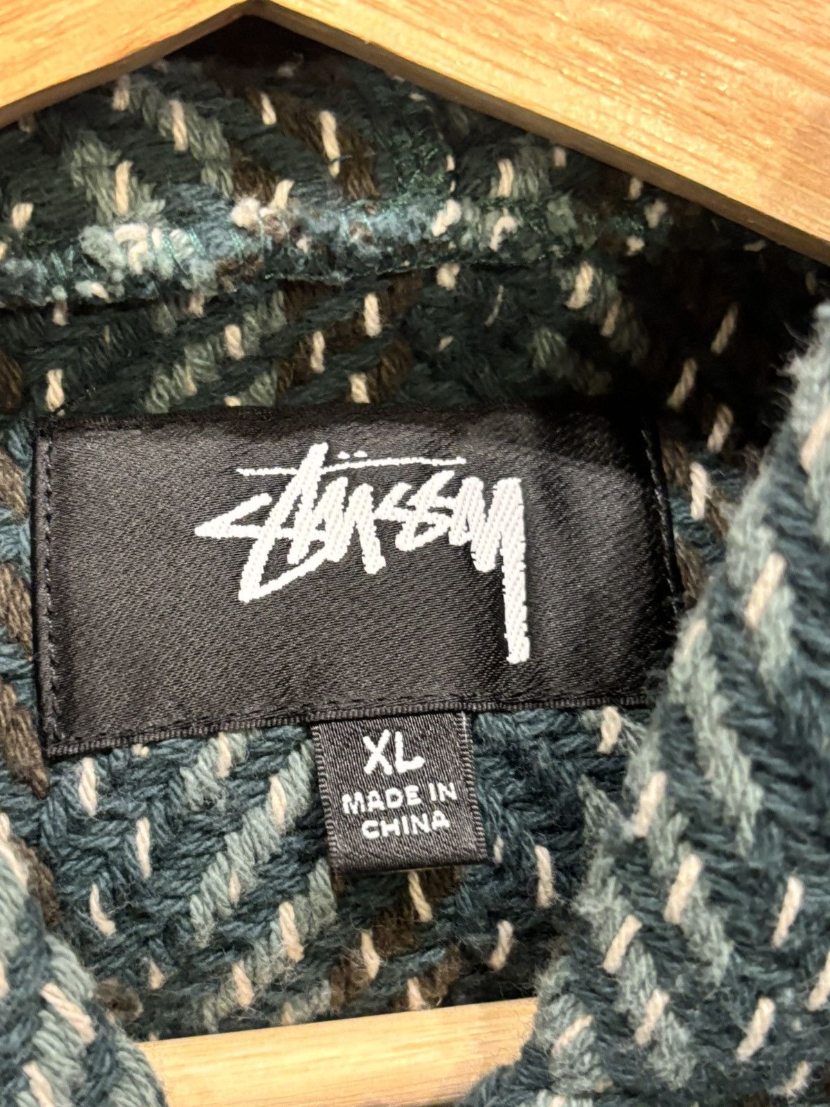 Stussy Stüssy Zip Up Angel Knit Hoodie Size US XL / EU 56 / 4 - 3 Thumbnail