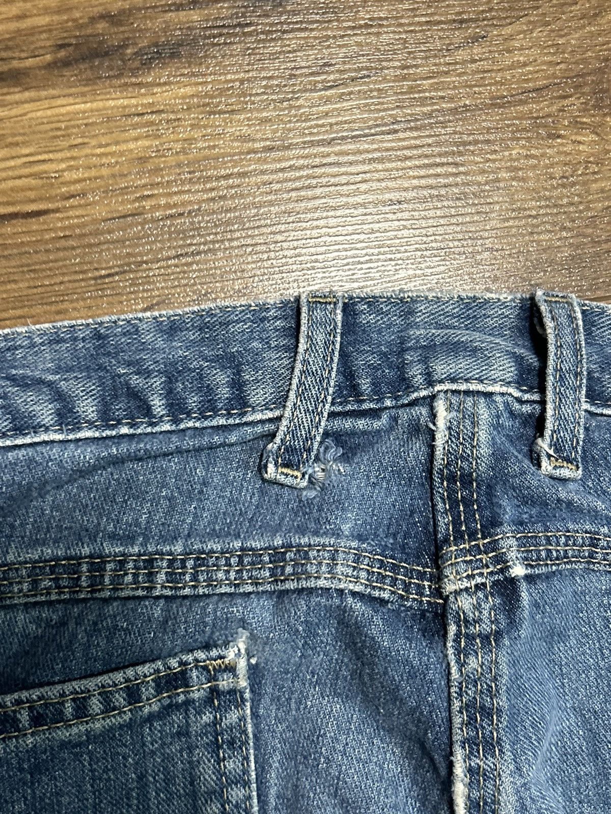 Carhartt × Dickies × Vintage Vintage Dickies baggy Distressed denim jeans Size US 36 / EU 52 - 4 Thumbnail