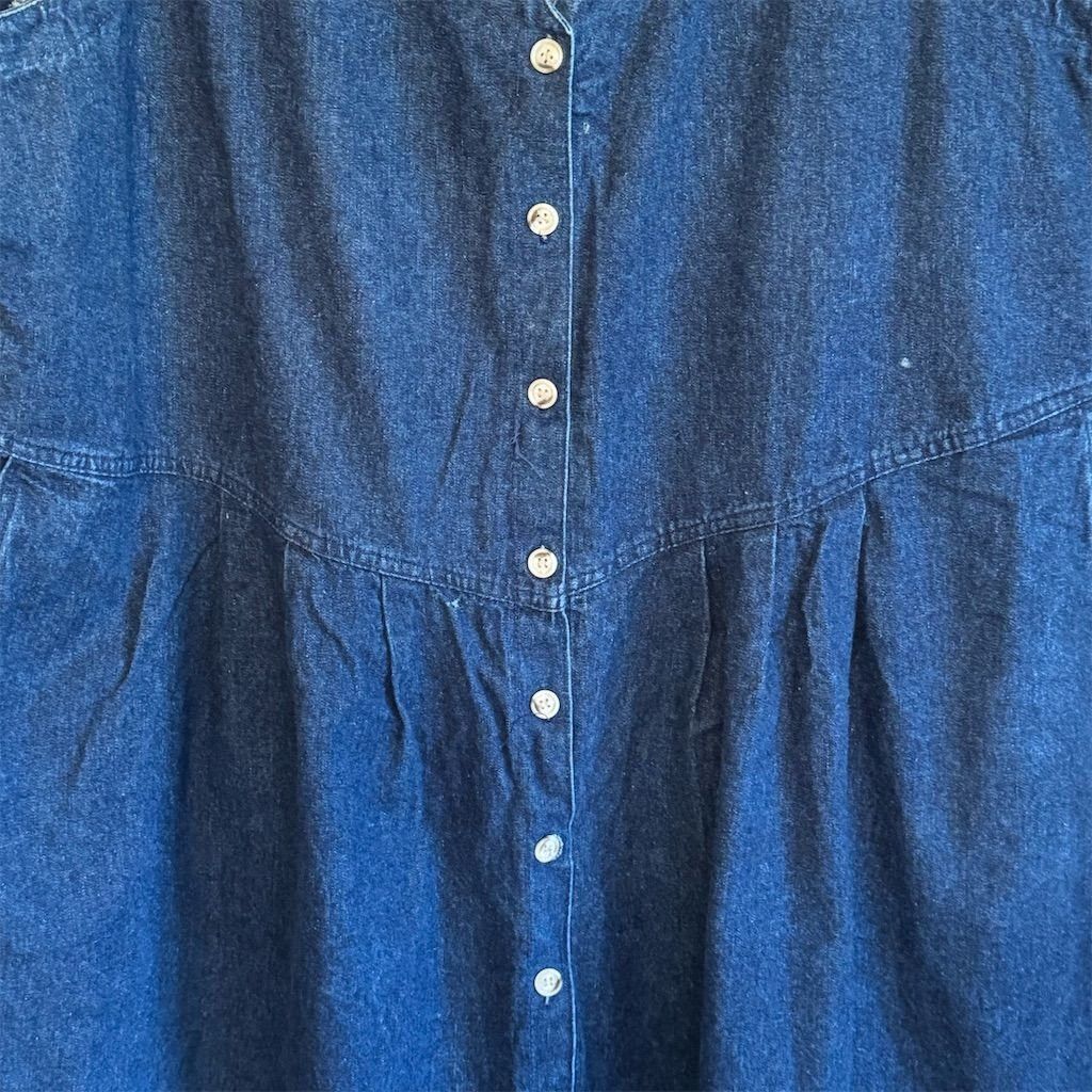 Ann Taylor Truly Yours Vintage Denim Sleeveless Dress Plus Size 26 3X Size XL / US 12-14 / IT 48-50 - 6 Thumbnail