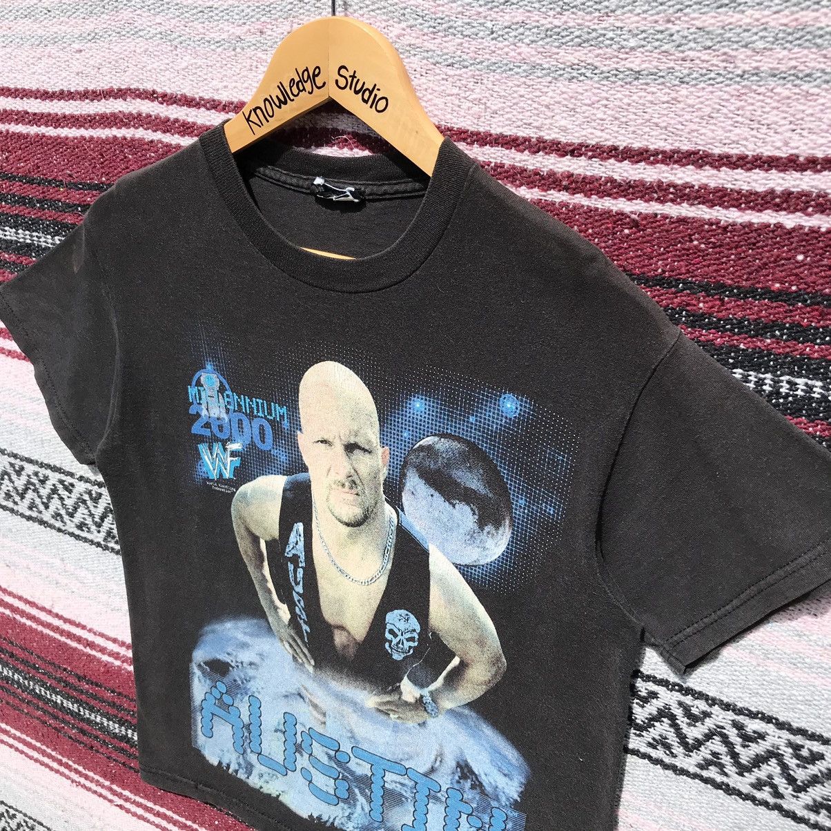 Vintage × WWE × WWF 💥Distressed💥Vintage Stone Cold Steve Austin WWF 2000 Tee Size US S / EU 44-46 / 1 - 6 Thumbnail