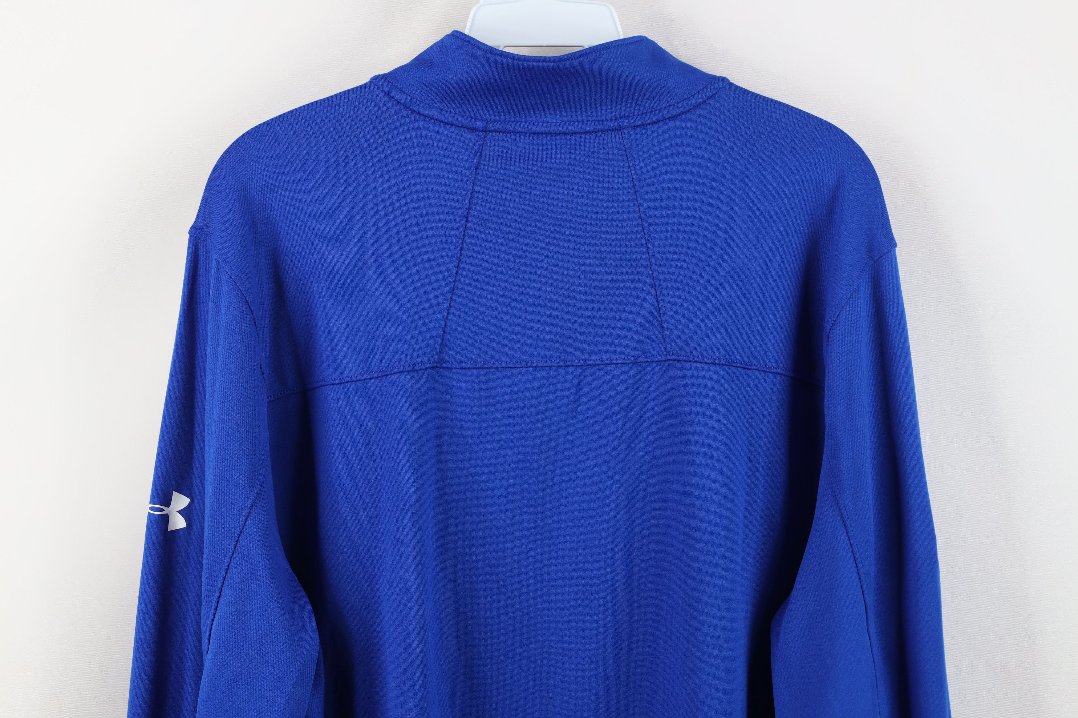 Under Armour New Under Armour Half Zip Pullover Jacket Top Royal Blue Size US XL / EU 56 / 4 - 12 Thumbnail