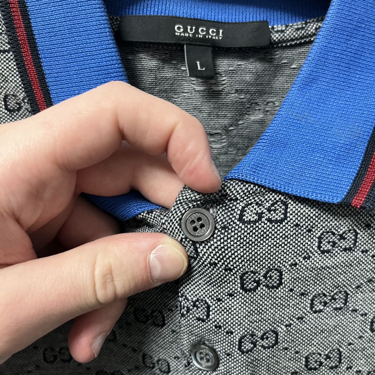 Gucci Vintage Gucci Polo T-Shirt Size US L / EU 52-54 / 3 - 5 Thumbnail